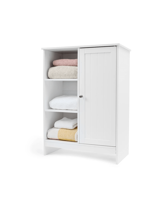 Panelled Cabinet with 3 Shelves - W