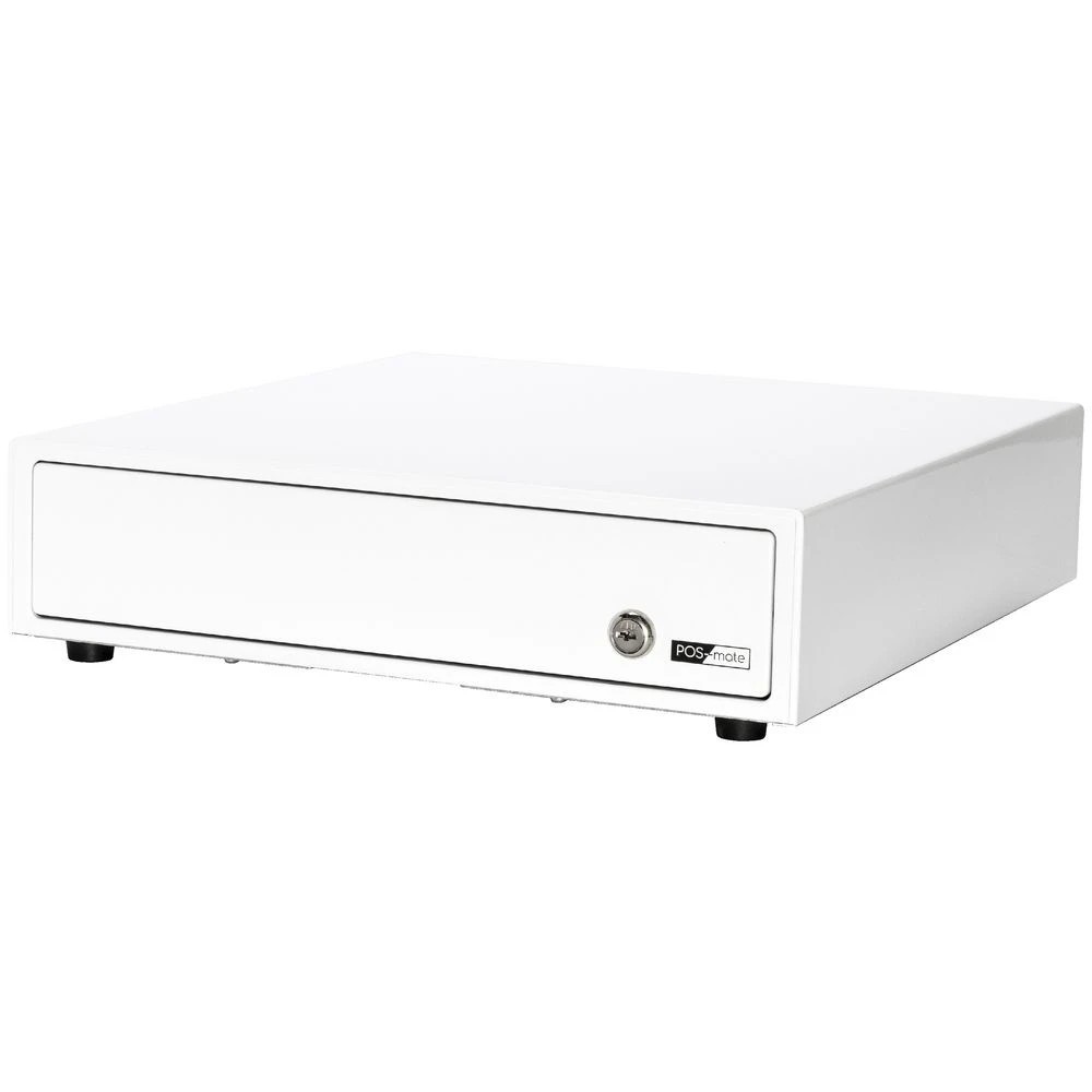 4 POS-mate Cash Drawer Push to Open Gloss White, 4 of 7
