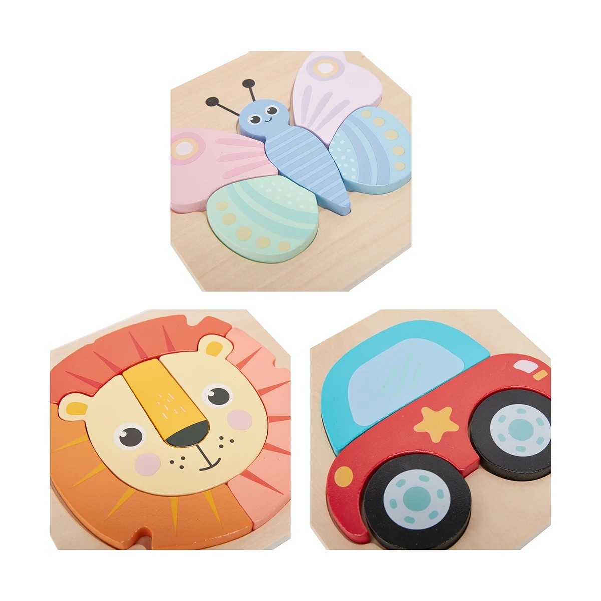 5 Small Block Puzzle - Assorted, 5 of 7