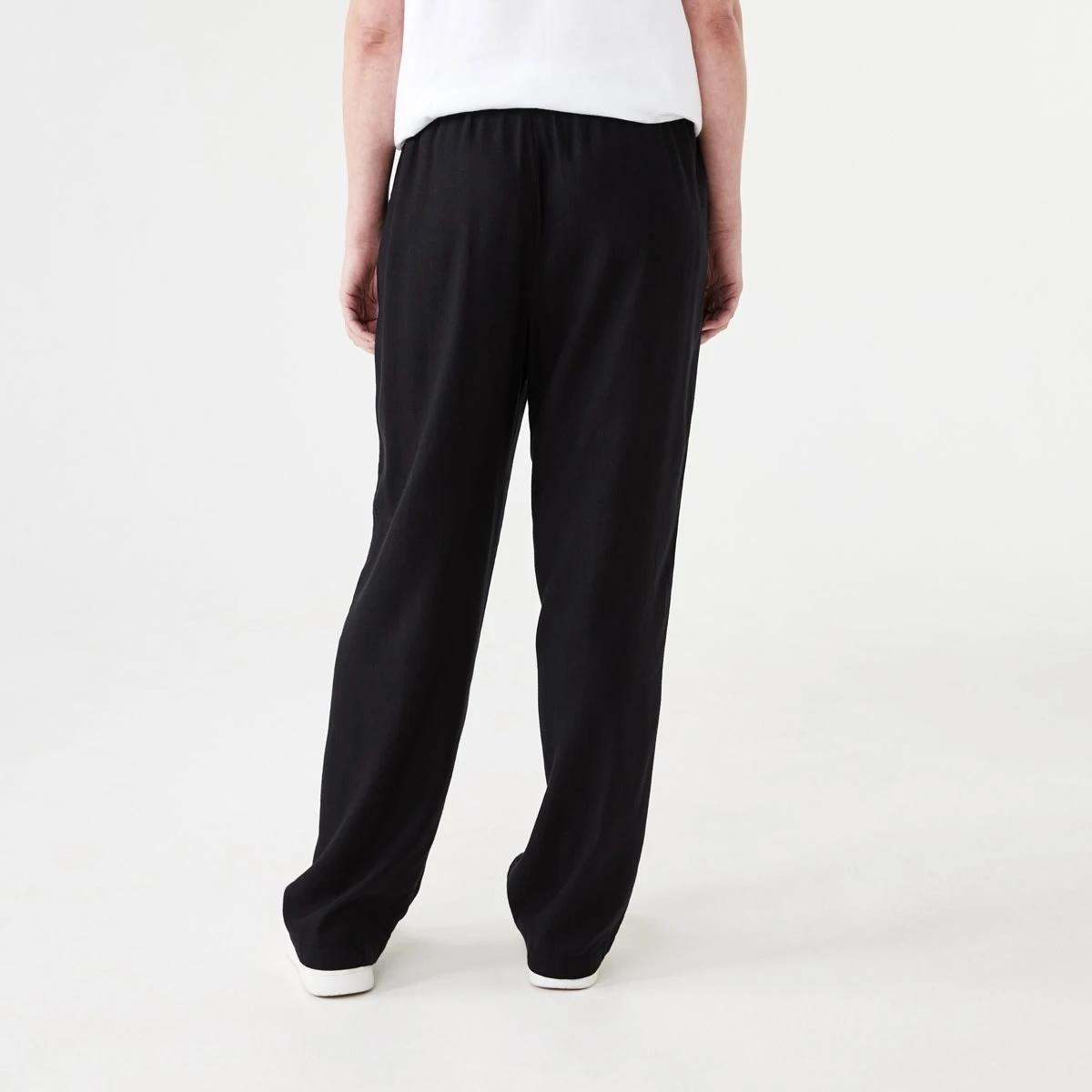 3 Textured Seam Front Pants BLACK, 3 of 5