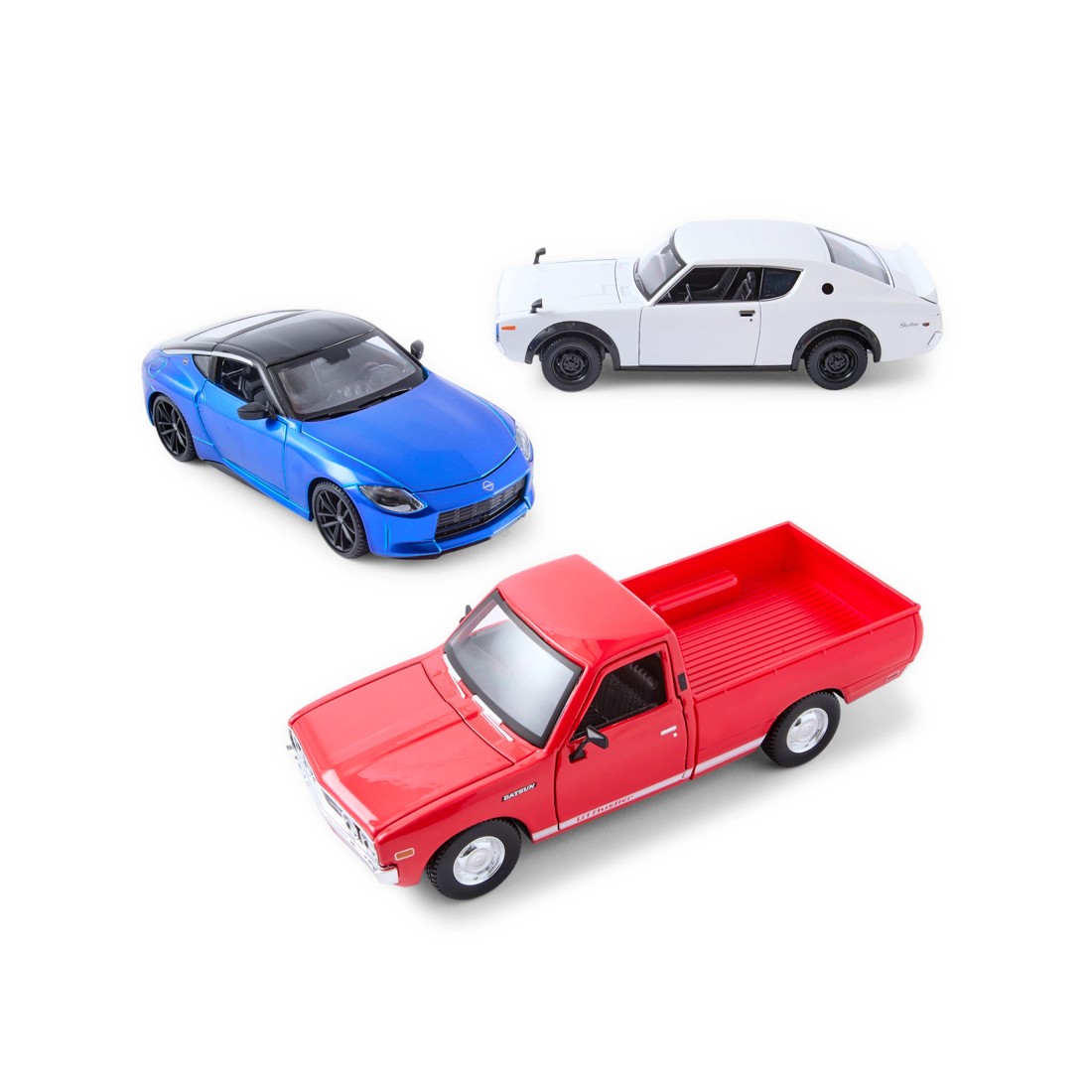 1 3 Piece 1:24 Maisto Special Edition Nissan Cars Gift Pack, 1 of 7