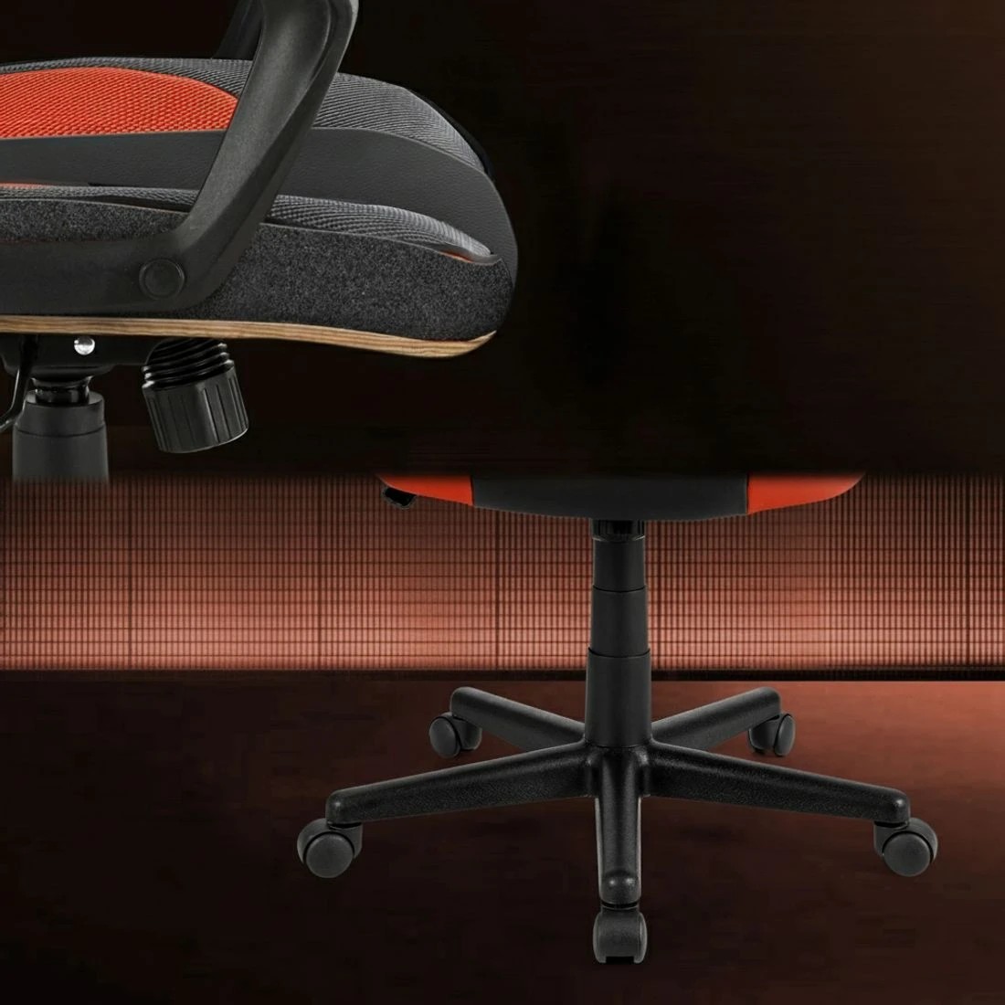 6 Artiss Gaming Office Chair Computer Chairs Orange - Orange, 6 of 6