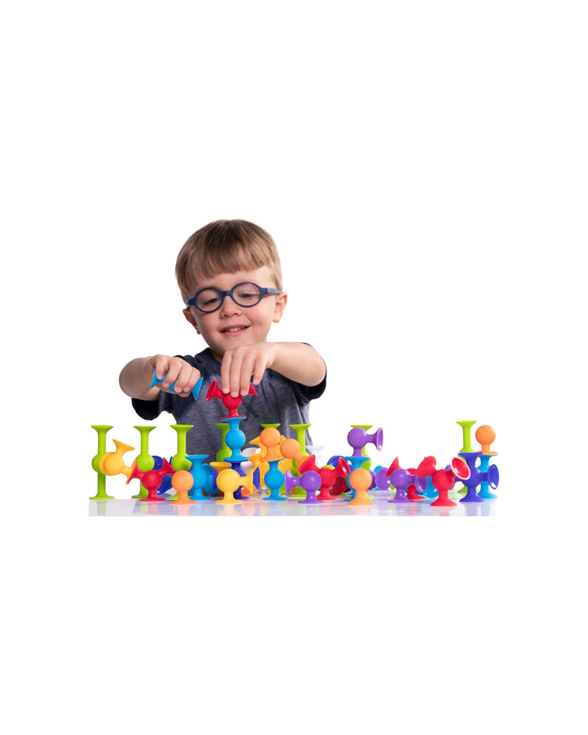 8 FAT BRAIN TOY CO 24pc Squigz Starter Suction Construction Set - Multi, 8 of 8