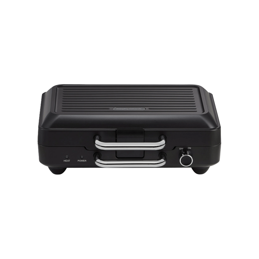 2 Morphy Richards MREMP4TNM Titanium 900W Multipress Jaffle Panini Waffle Pie 4 Plates Non-Stick Press Sandwich Maker, 2 of 7