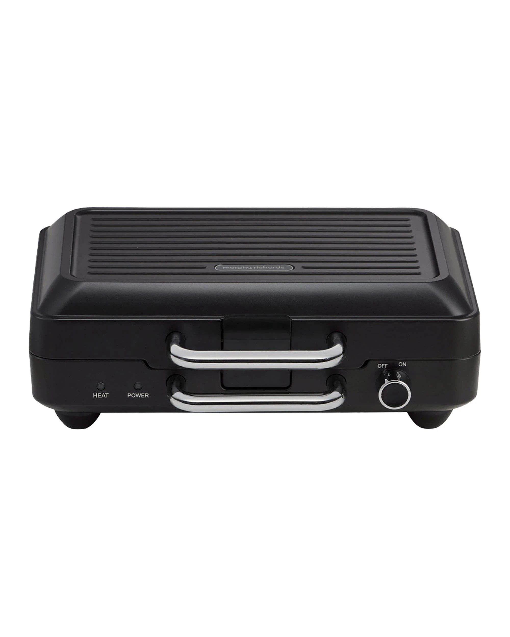 2 Morphy Richards MREMP4TNM Titanium 900W Multipress Jaffle Panini Waffle Pie 4 Plates Non-Stick Press Sandwich Maker, 2 of 7