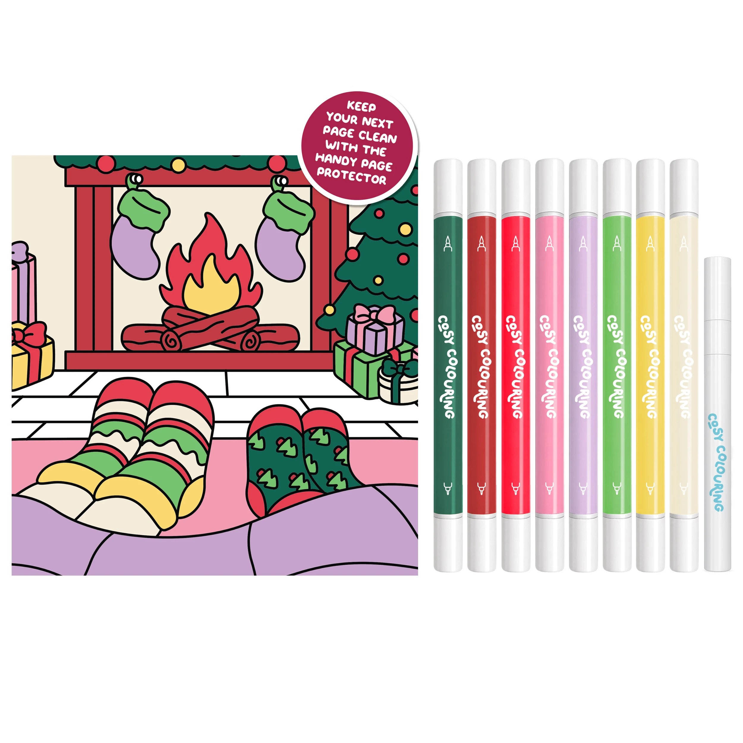 3 Art Maker Cosy Colouring Art Kit: Naughty or Nice - Book, 3 of 5