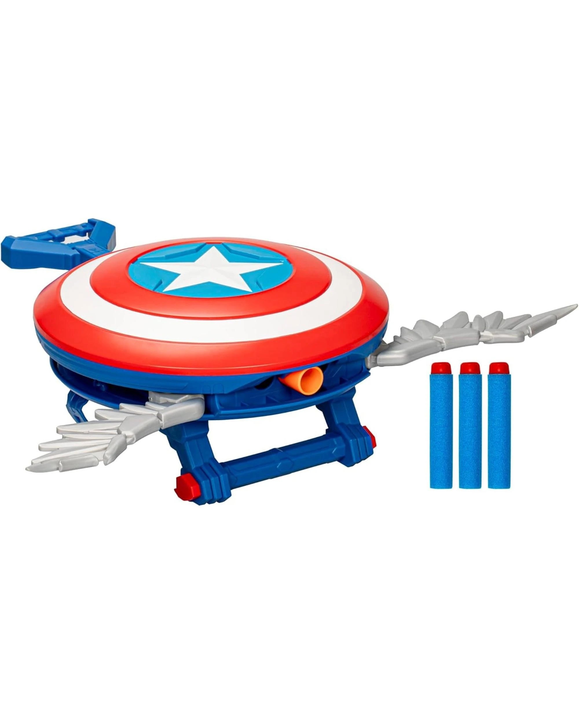 2 NERF Marvel Captain America Brave New World Skyshot Blaster, 2 of 6