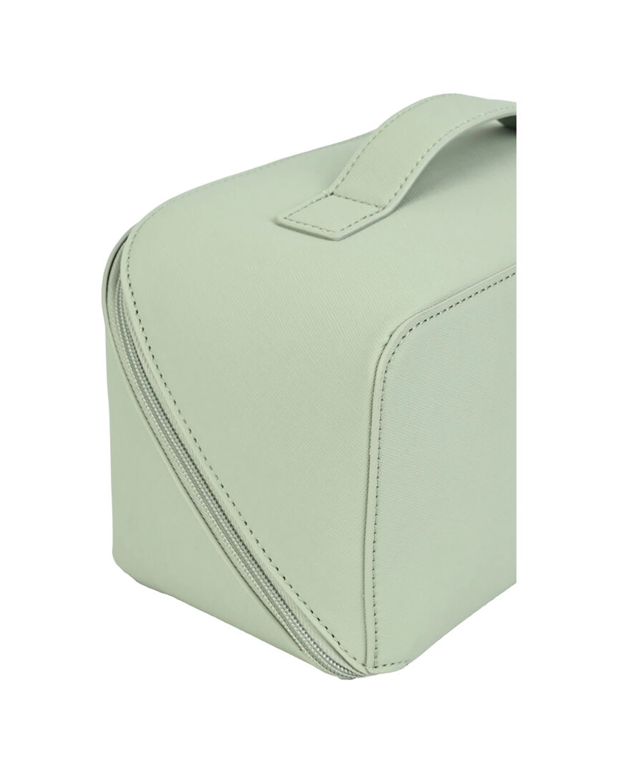 3 Kate Hill Travelling Make Up Cosmetic Bag Case Compact Organised 24x14.5x14.5cm Pistachio - Green, 3 of 7