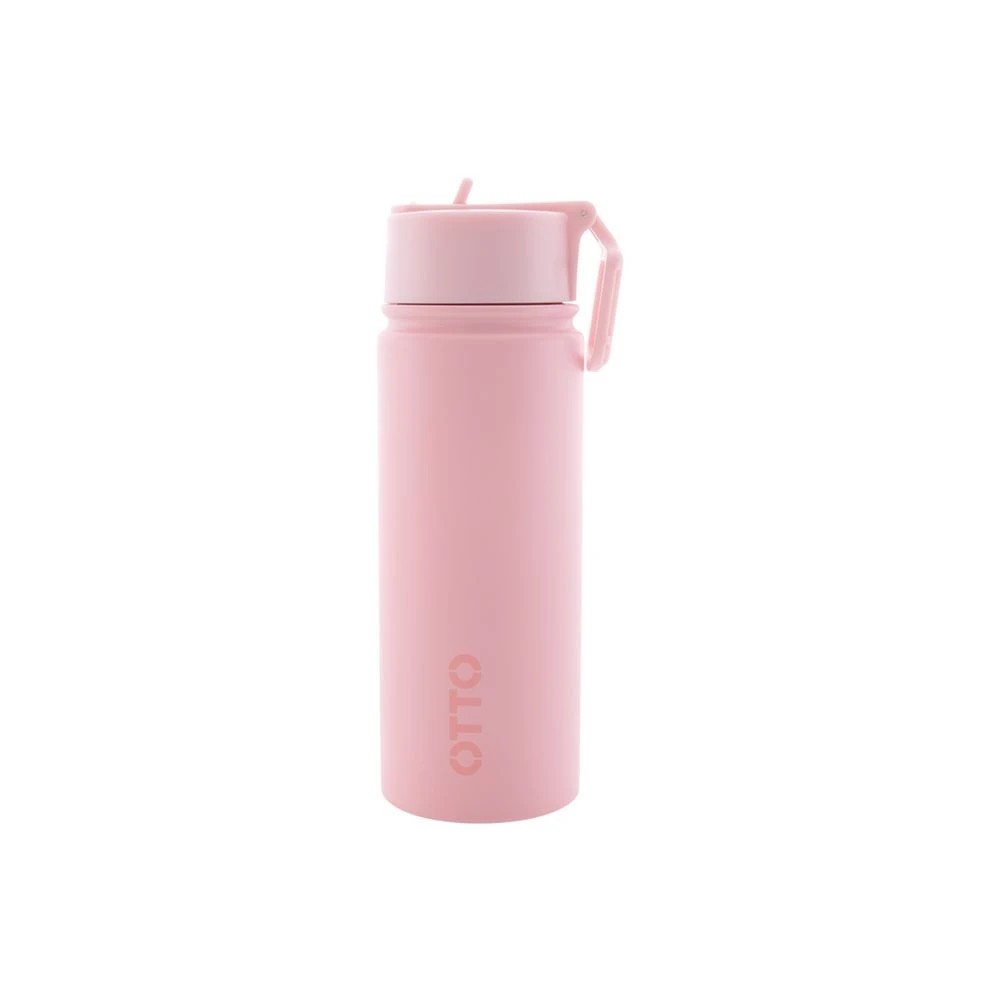 1 Otto Pastel Stainless Steel Dbl Walled Drink Btl 500mL Pink, 1 of 2