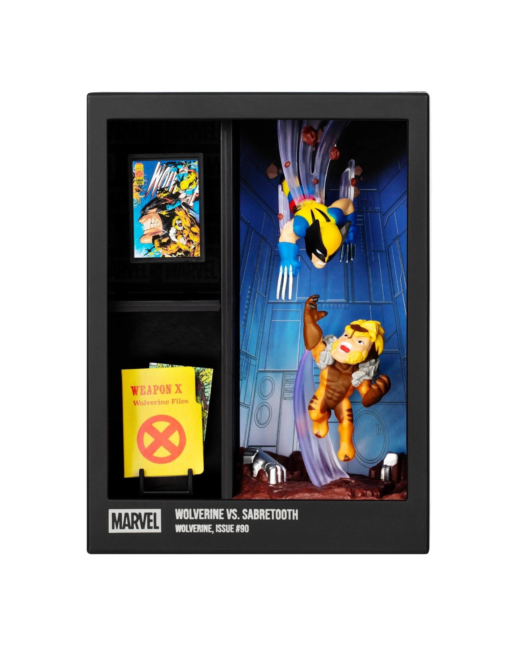 2 Fandrop Marvel MV01 Wolverine vs Sabretooth 2 Figure Diorama, 2 of 7