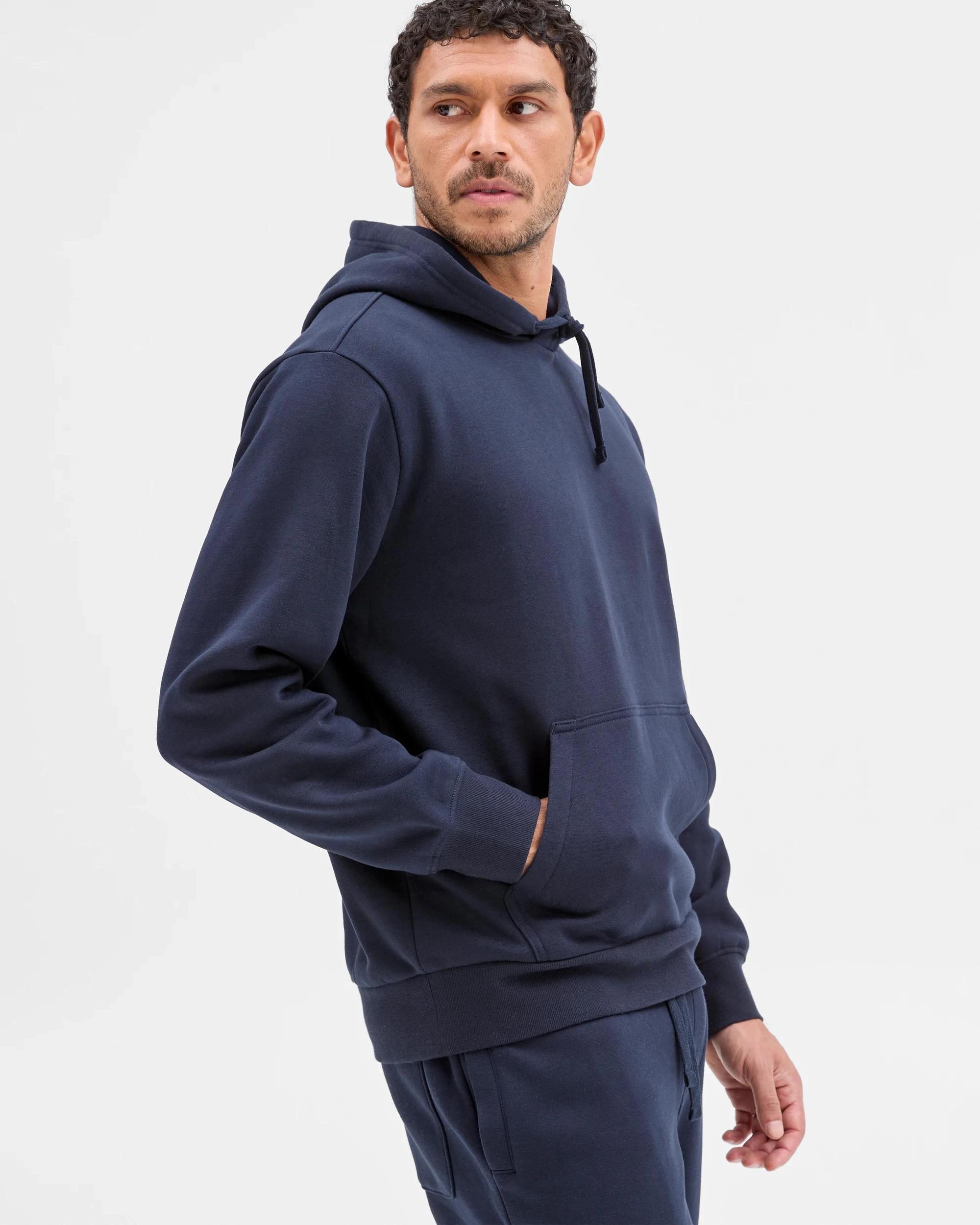 5 Target Man Australian Cotton Blend Popover Hoodie NAVY, 5 of 6