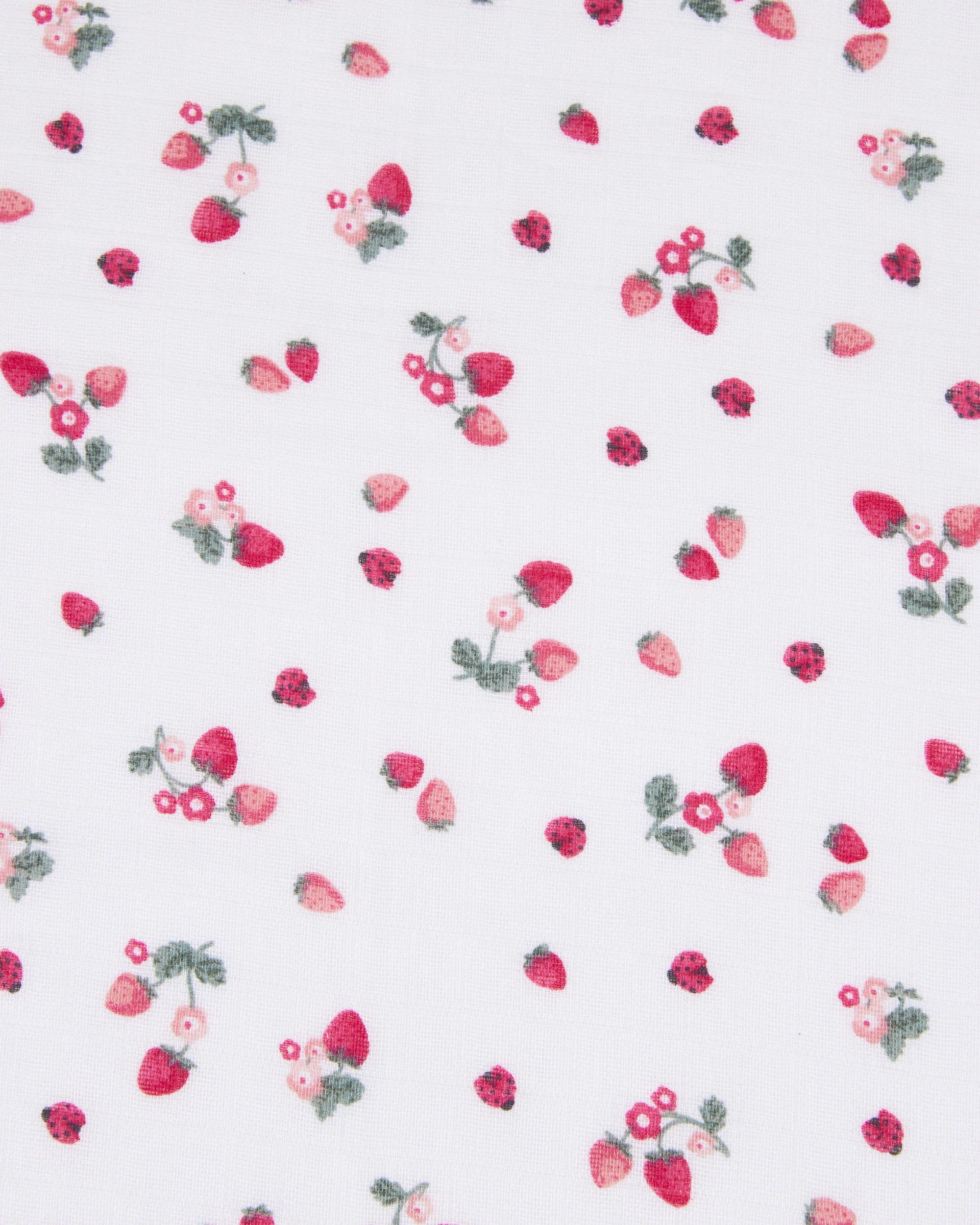 6 3 Pack Organic Cotton Muslin Wraps - Berry, 6 of 7