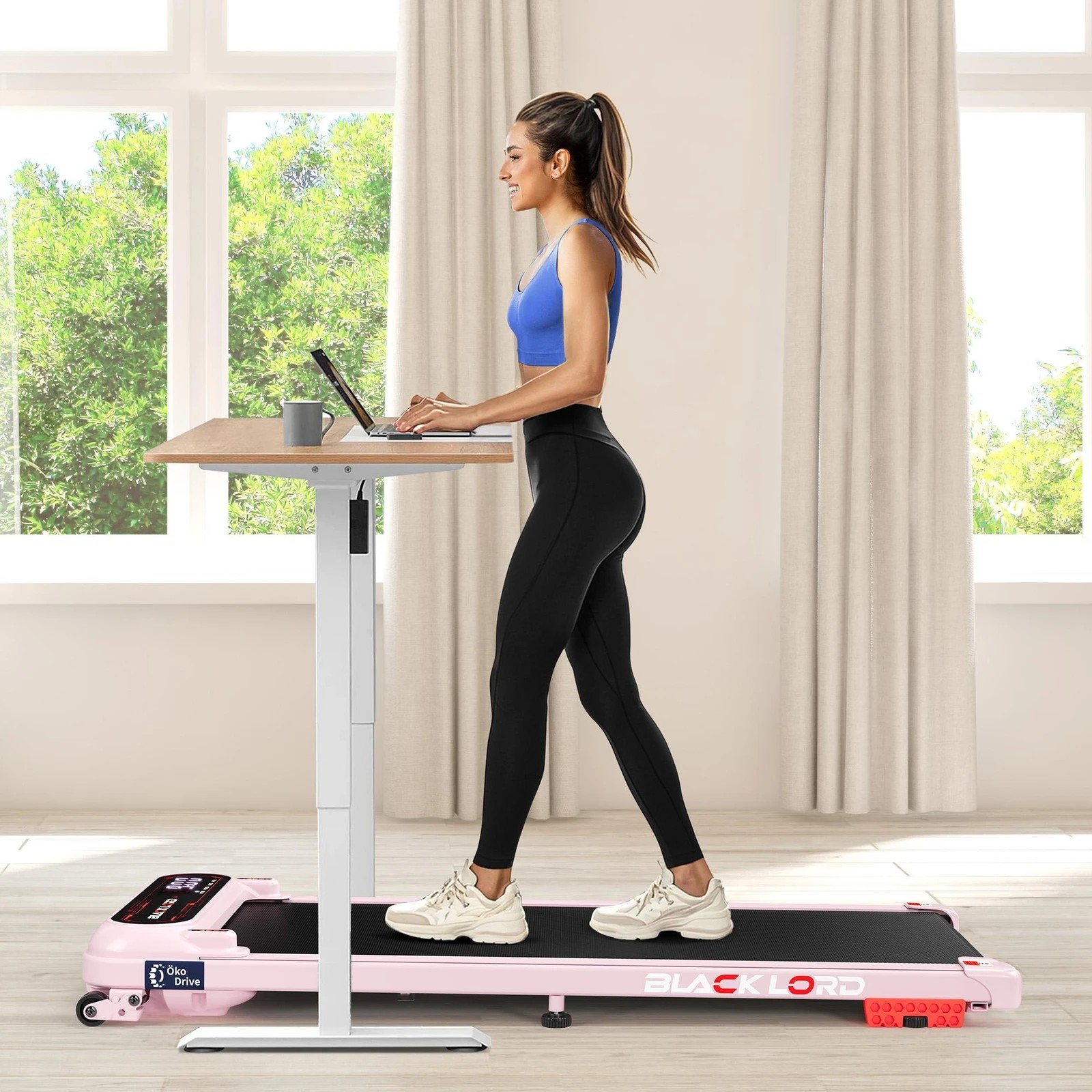 10 Black Lord Treadmill Walking Pad Incline Shock Absorbers 390mm - Pink, 10 of 10