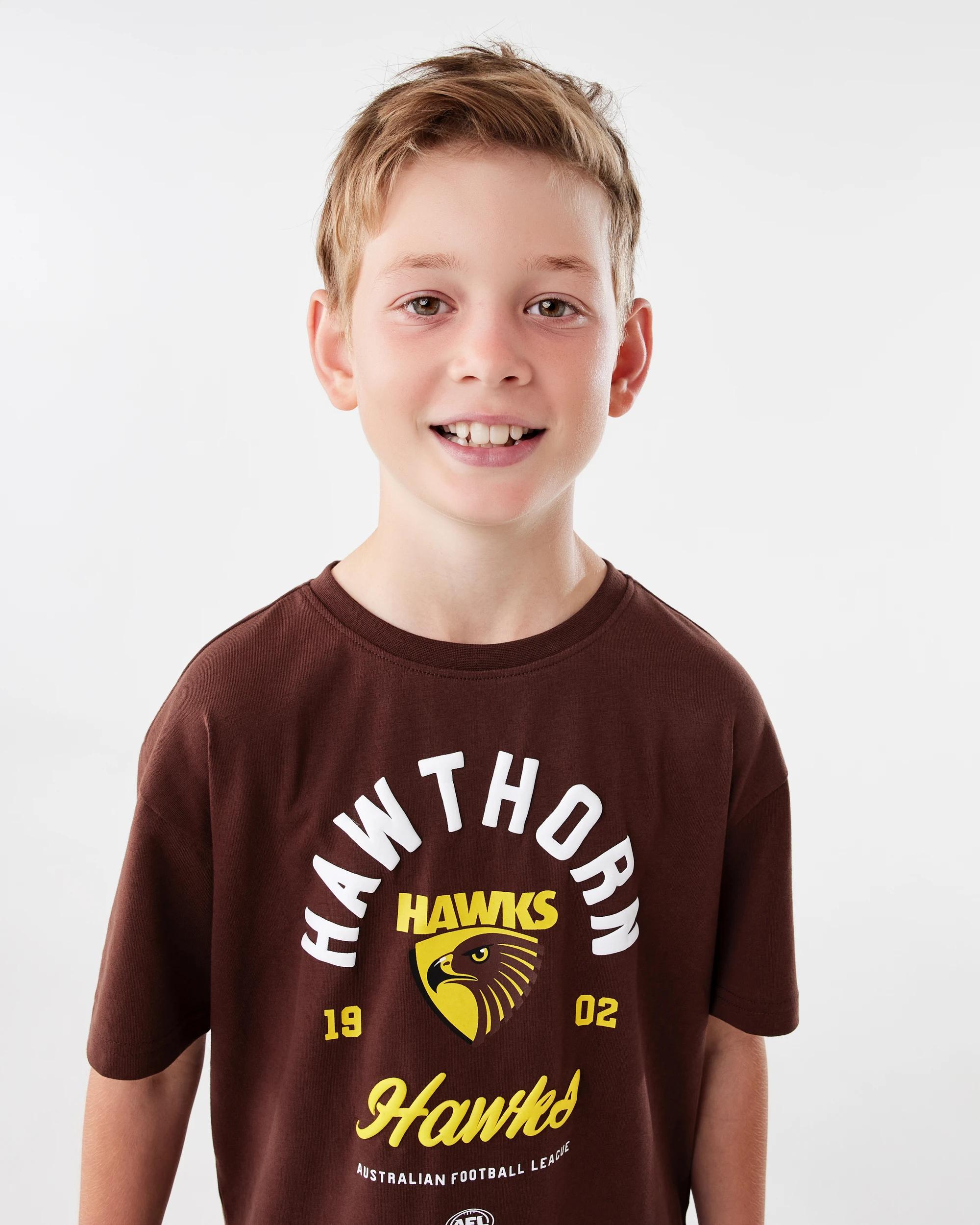 4 Official AFL Kids T-shirt Hawthorn, 4 of 9