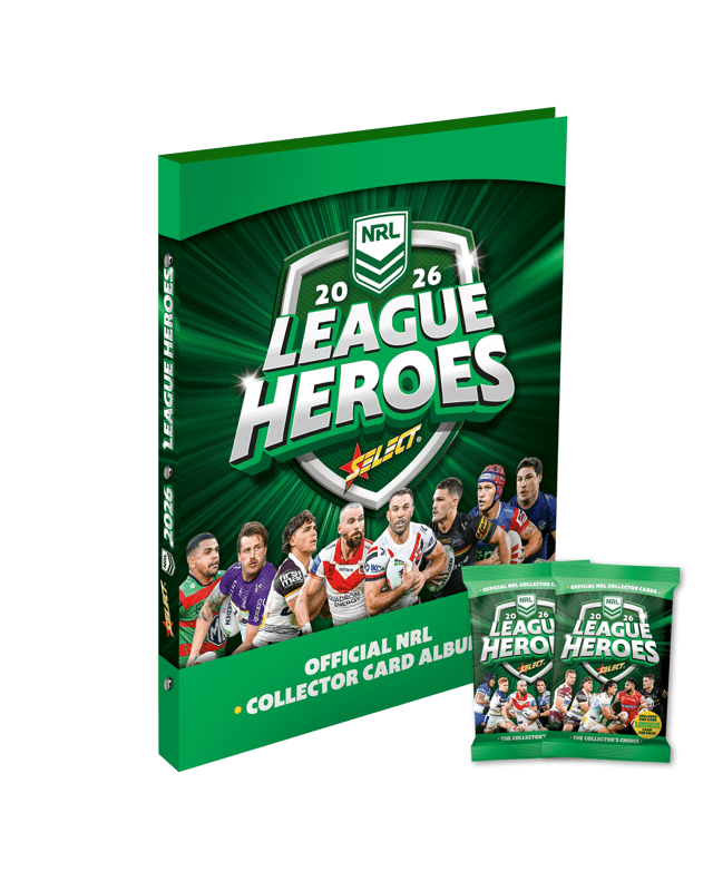 Official Select 2026 NRL League Heroes Binder A
