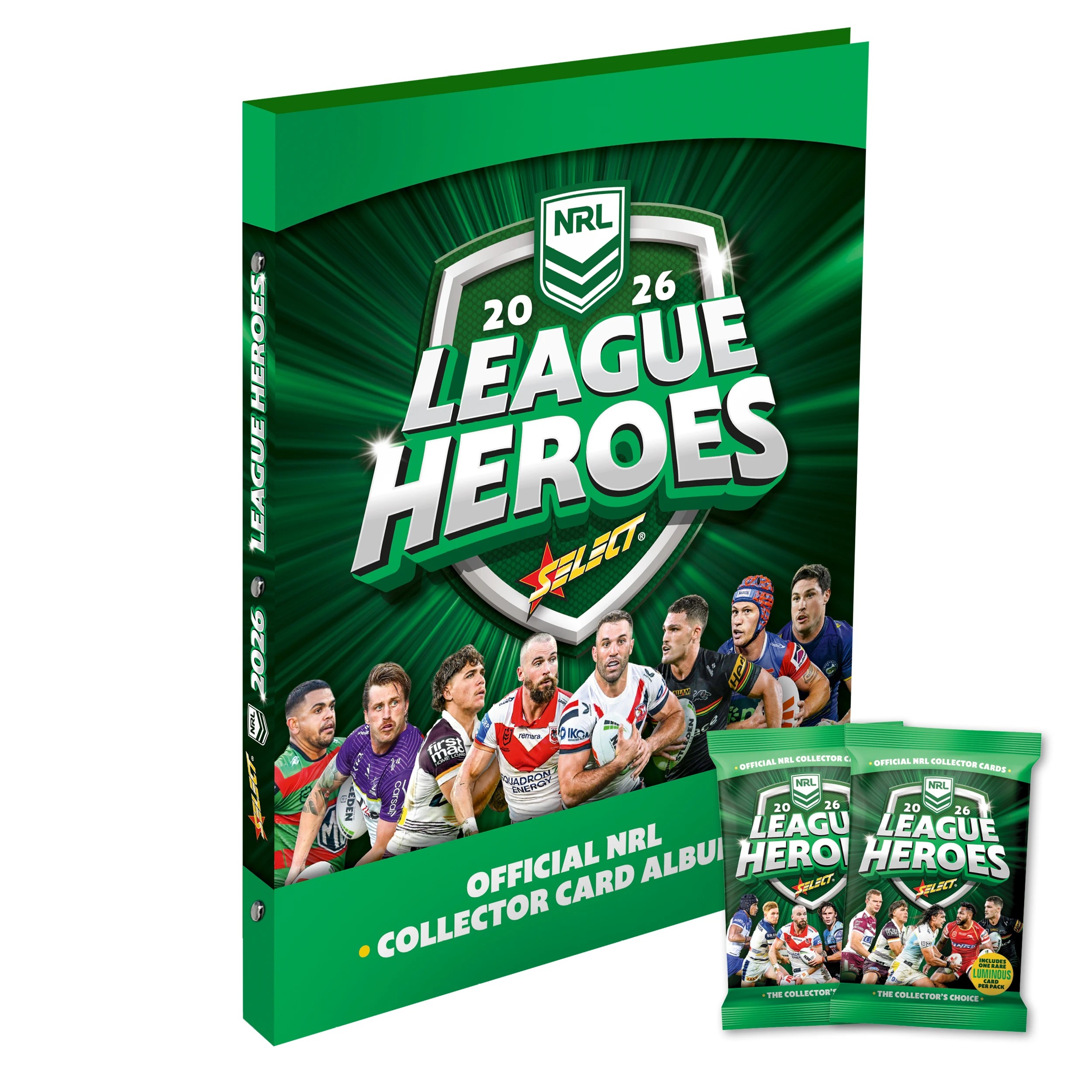 1 Official Select 2026 NRL League Heroes Binder Album, 1 of 2