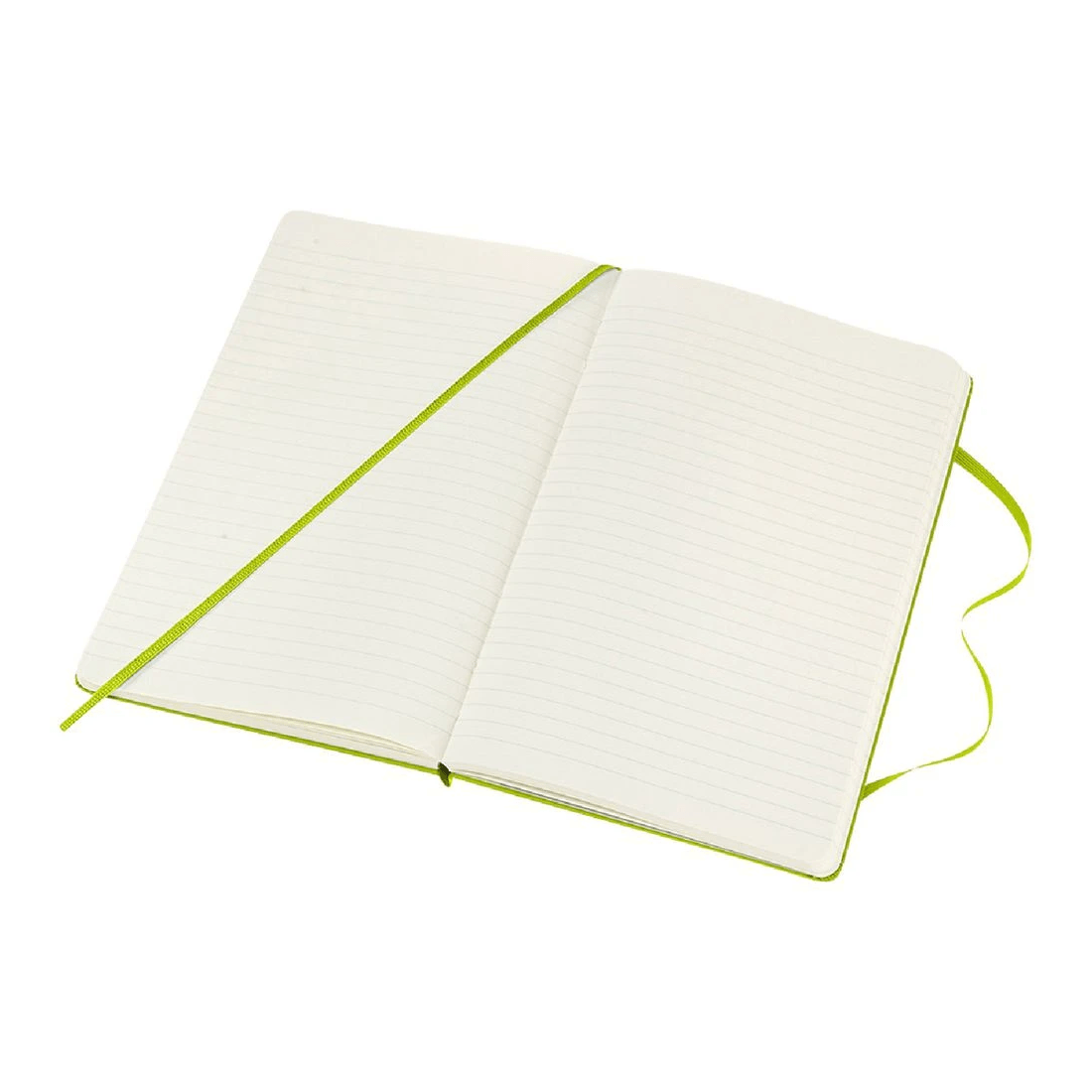 2 Moleskine Classic Hardcover Large 240pg Notebook Lemon Green, 2 of 4