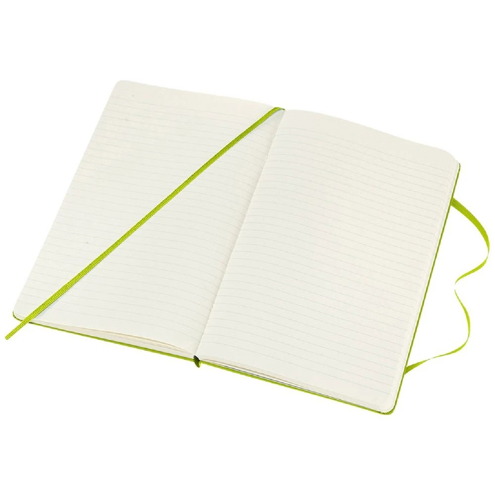 2 Moleskine Classic Hardcover Large 240pg Notebook Lemon Green, 2 of 4