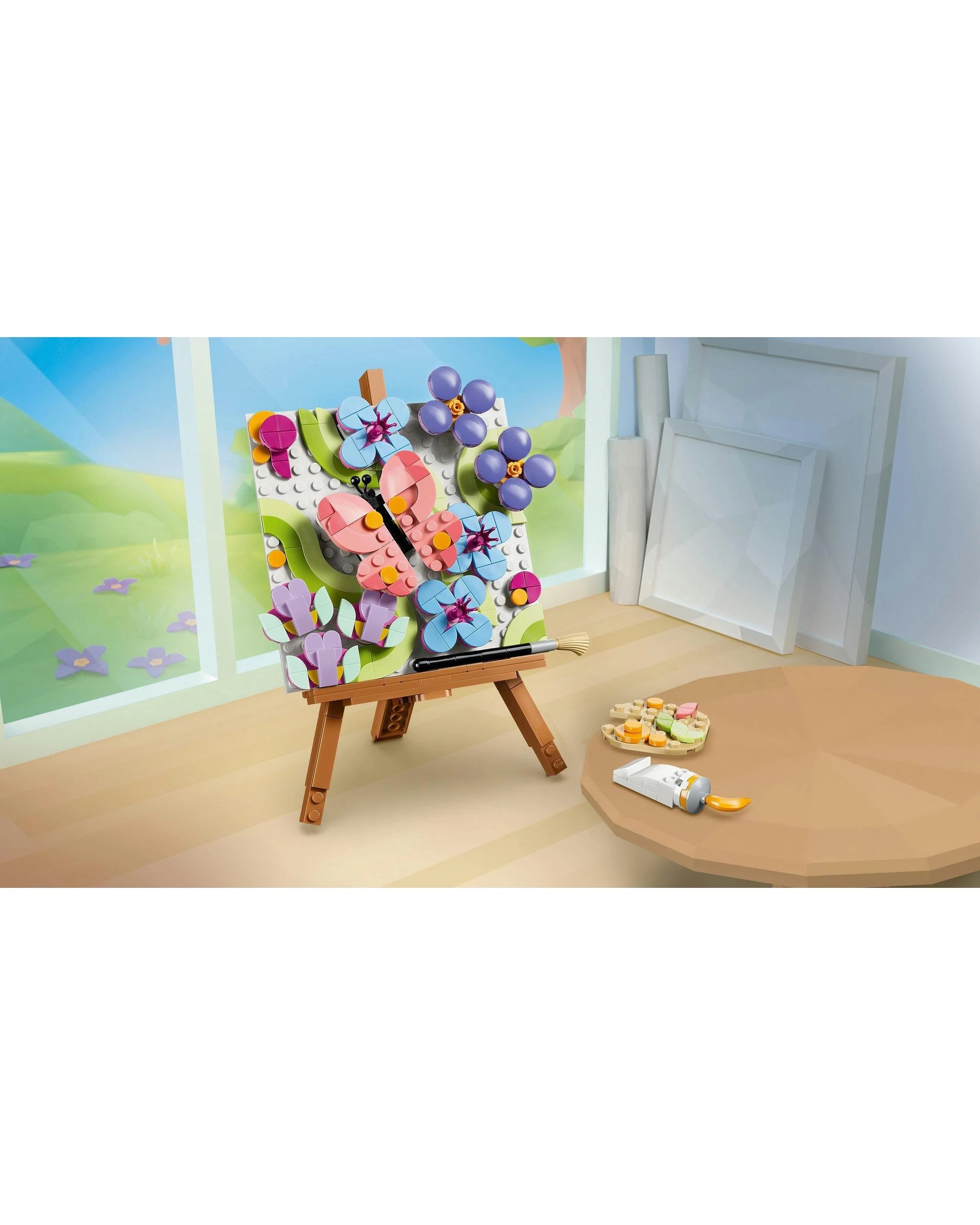 9 LEGO Creator 3 in 1: Floral Art Decor Painting - 31390, 9 of 9
