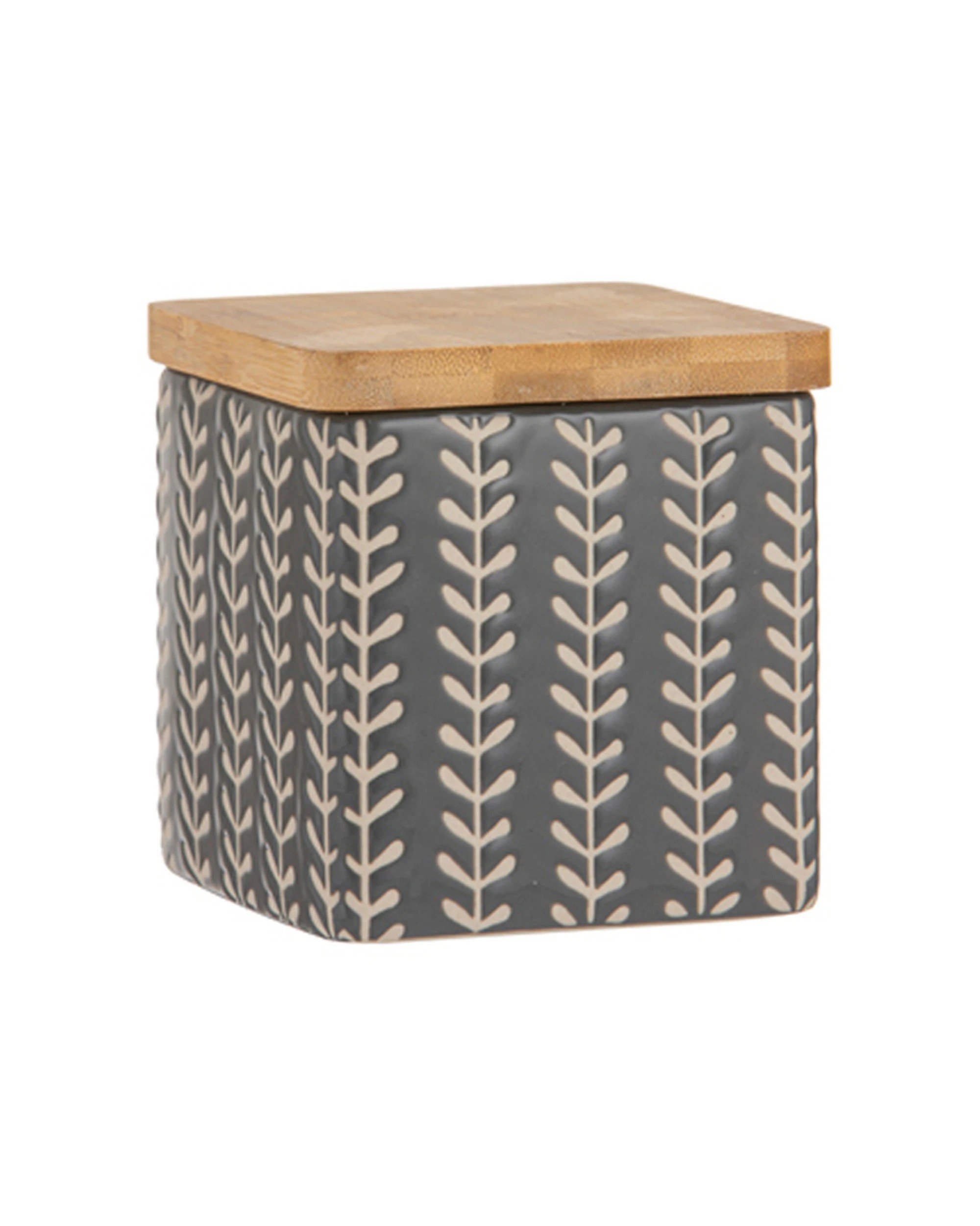 1 Ladelle Orion Designed Premium Coffee/tea/sugar Canister Charcoal - Assorted, 1 of 3