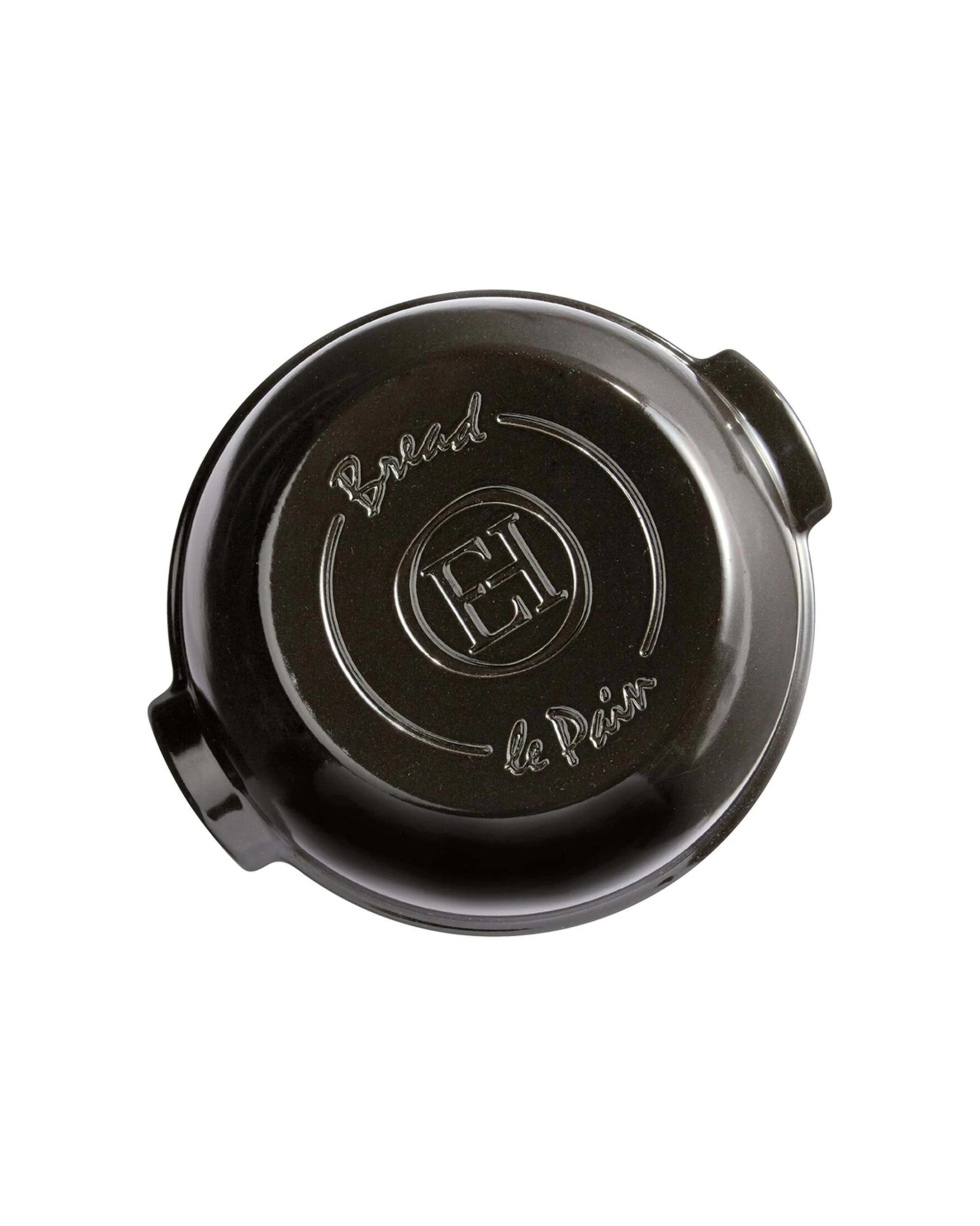 2 Emile Henry 32.5cm Ceramic Round Bread Baker Dish W/ Lid Oven Baking Charcoal
 - Charcoal, 2 of 9