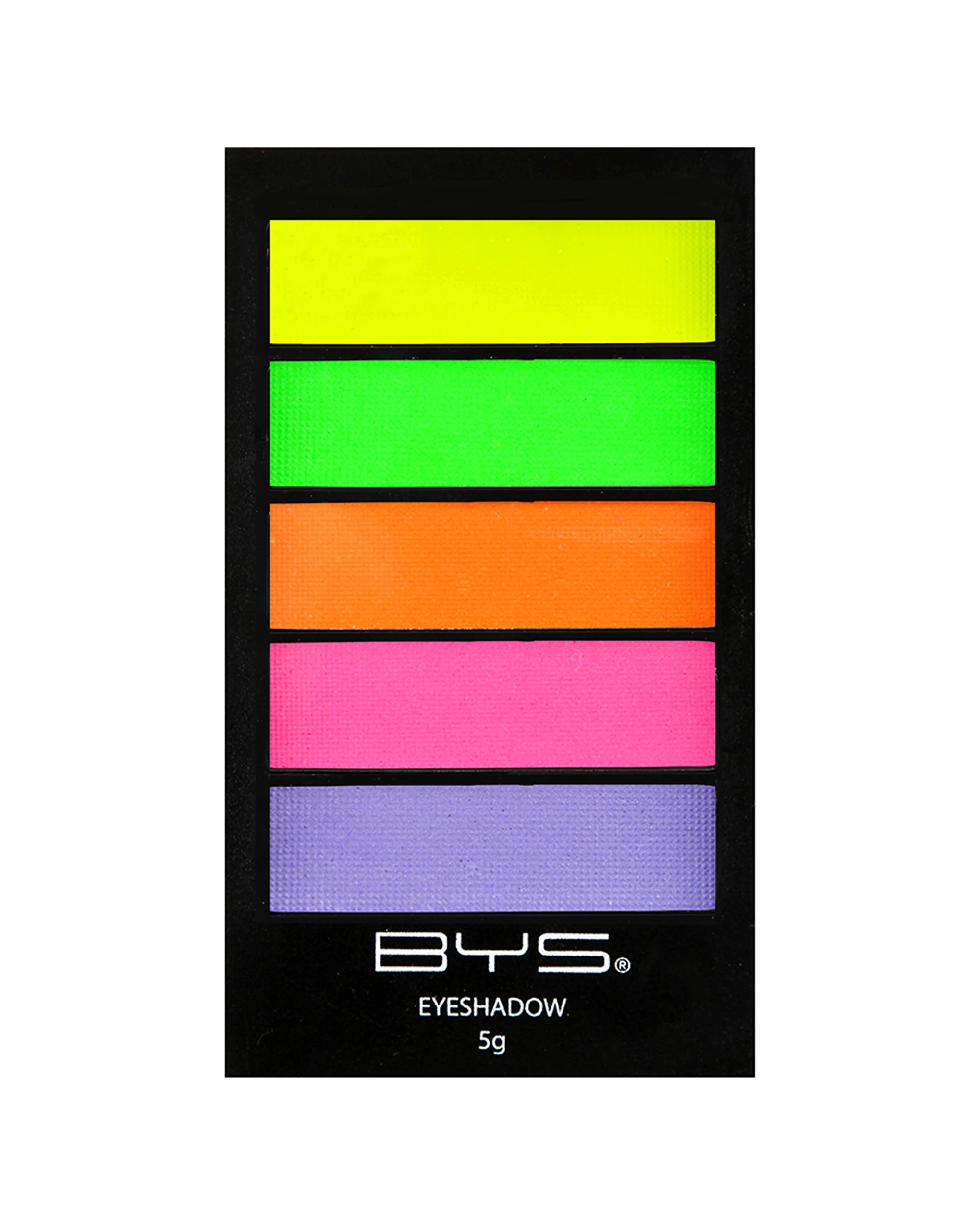 1 BYS Eyeshadow Palette Neons 5 Shades 5g - Multi, 1 of 1
