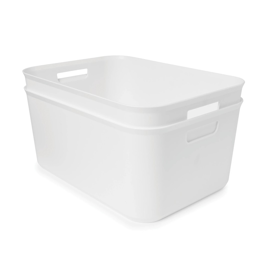 2 2 Pack 12.5L Utile Large Tubs - White, 2 of 8