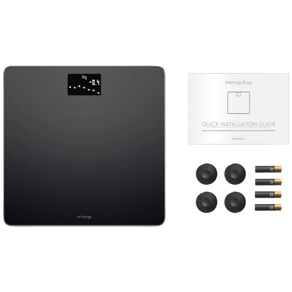 1 Withings BMI WiFi Smart Scale Black, 1 of 3