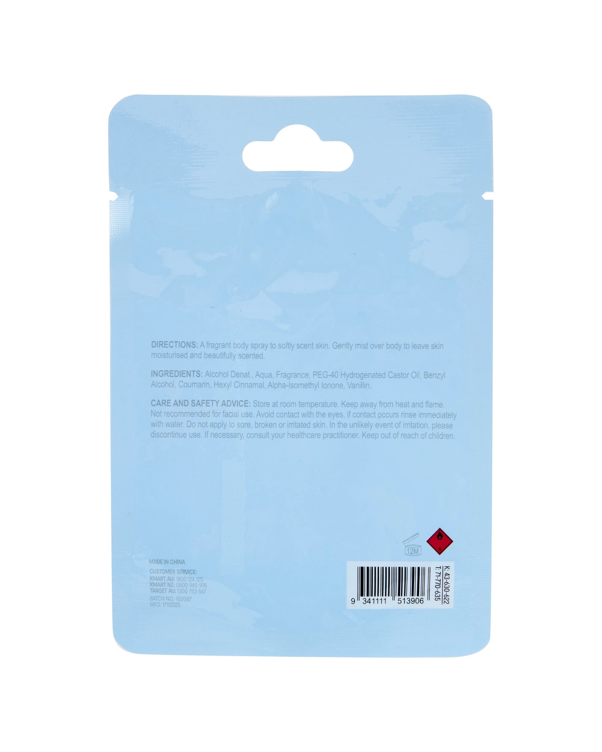 6 OXX Fragrance Palm Retreat Summer Solstice Body Mist 20ml - Fresh Linen, Vanilla and Musk, 6 of 6