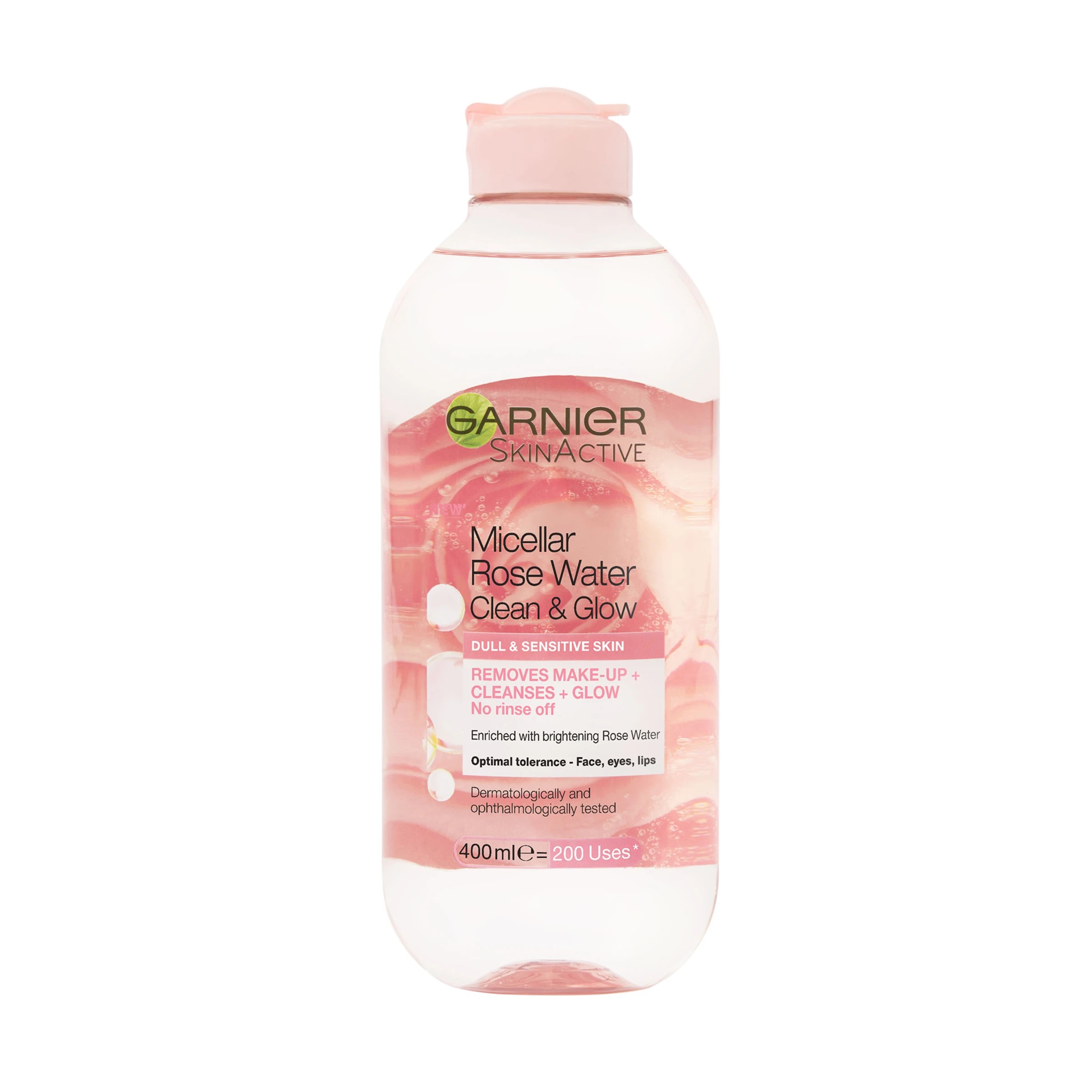 1 Garnier SkinActive Micellar Rose Water 400ml, 1 of 3