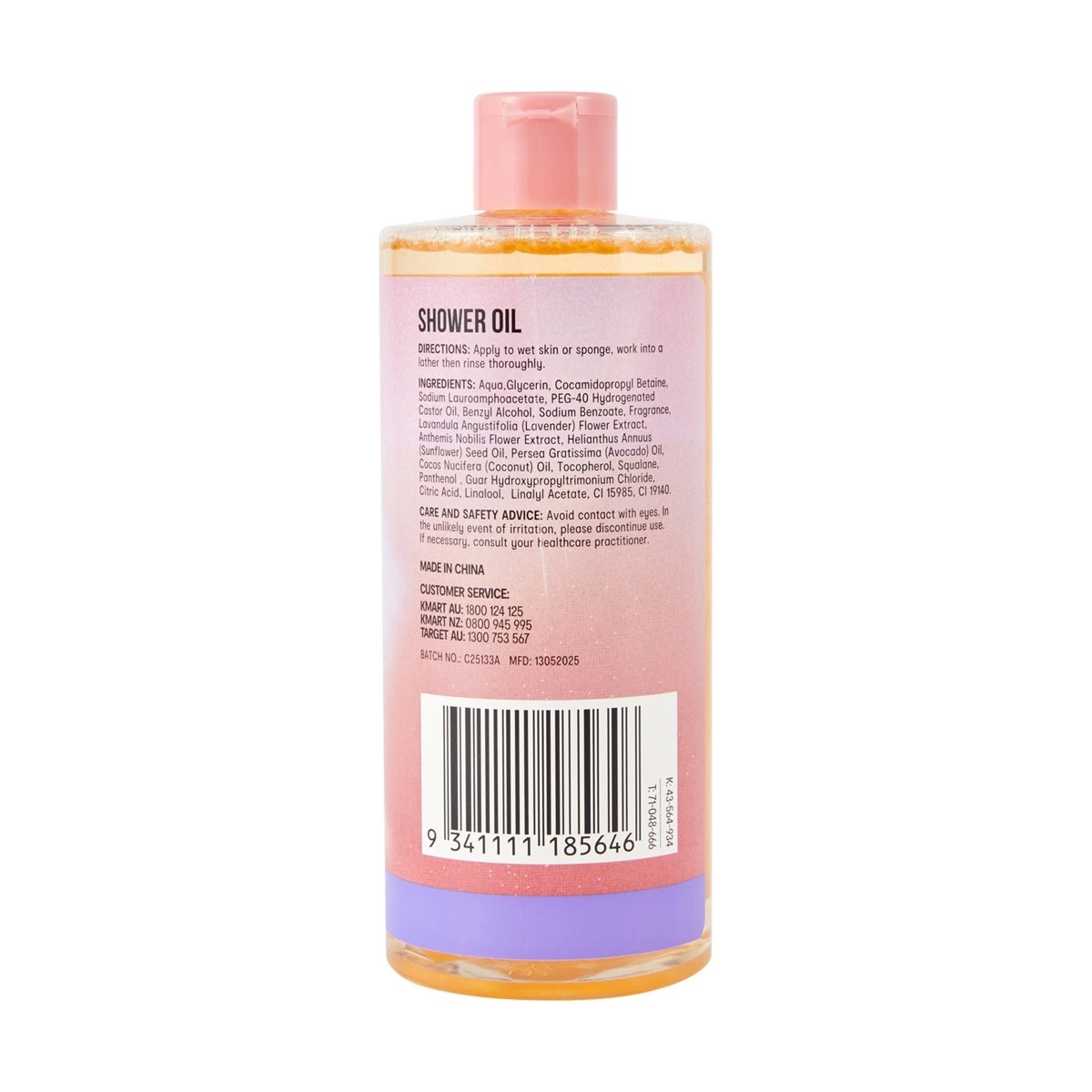 3 OXX Bodycare Good Night Shower Oil 400ml - Lavender and Chamomile, 3 of 3