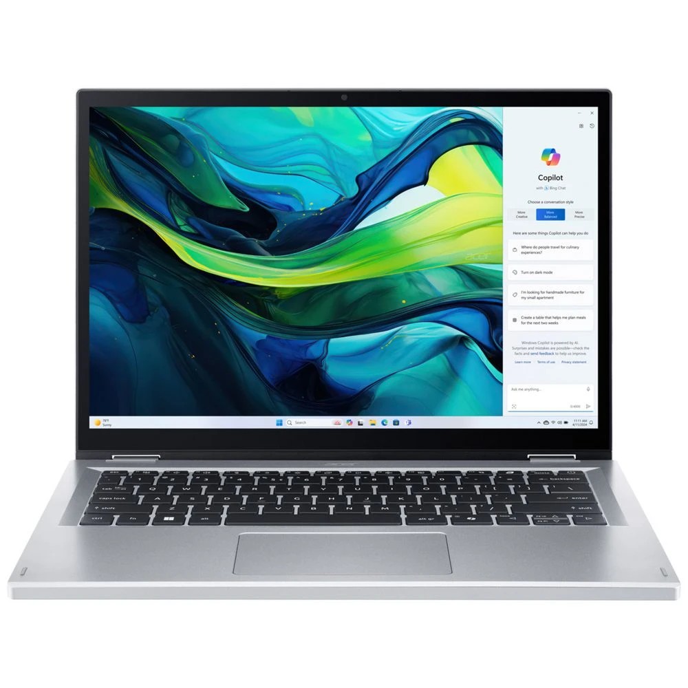 1 Acer Aspire Go Spin 14 2 in 1 N150/4GB/128GB 14” Laptop, 1 of 10