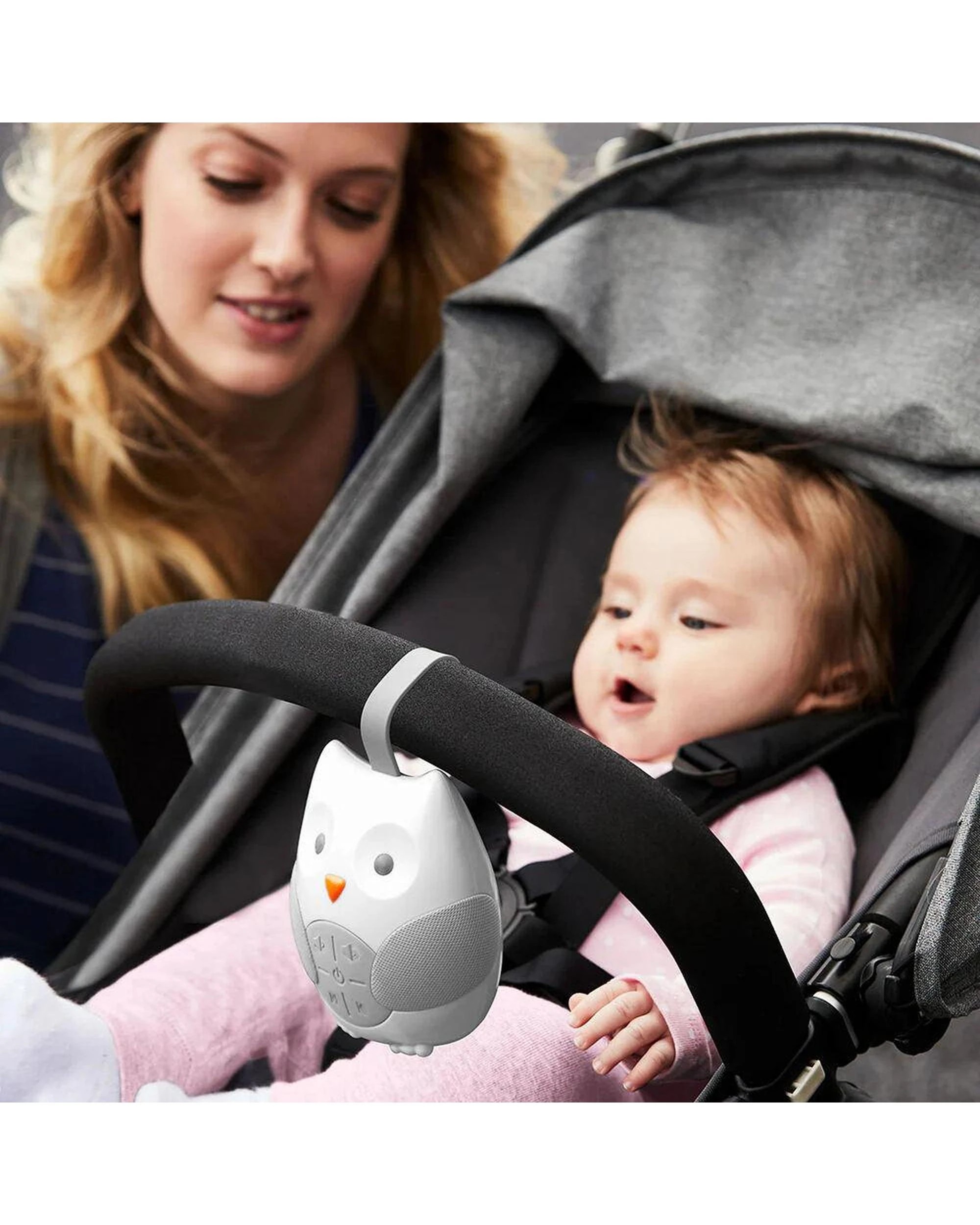 4 Skip Hop Stroll & Go Portable Baby Soother Owl, 4 of 4