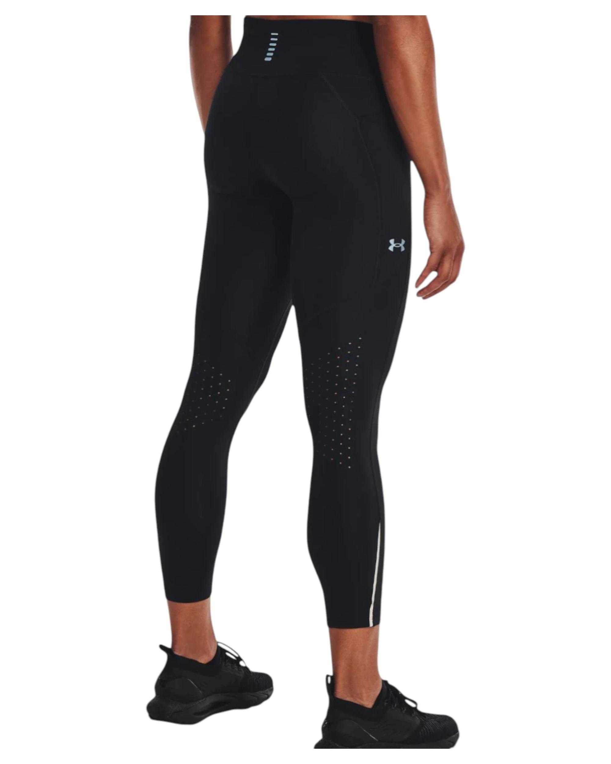 4 Under Armour Womens Fly Fast 3.0 Ankle Black Leggings BLACK, 4 of 7