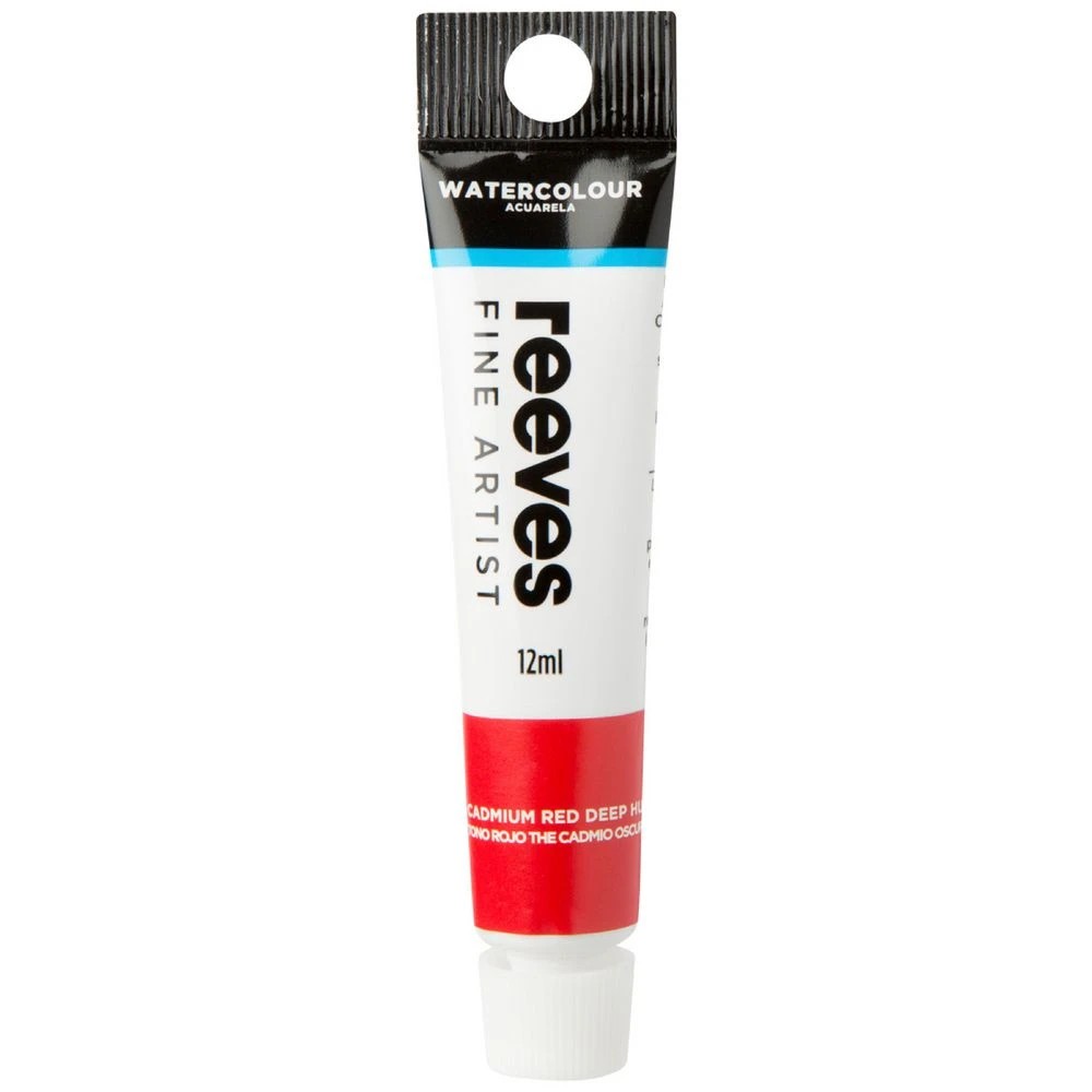 1 Reeves Watercolour Paint 12mL Deep Cadmium Red, 1 of 1