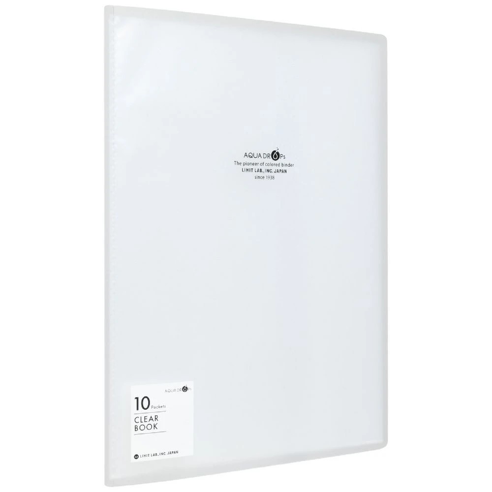 1 Aqua Drops A4 Display Book 10 Pocket Fixed Clear, 1 of 5