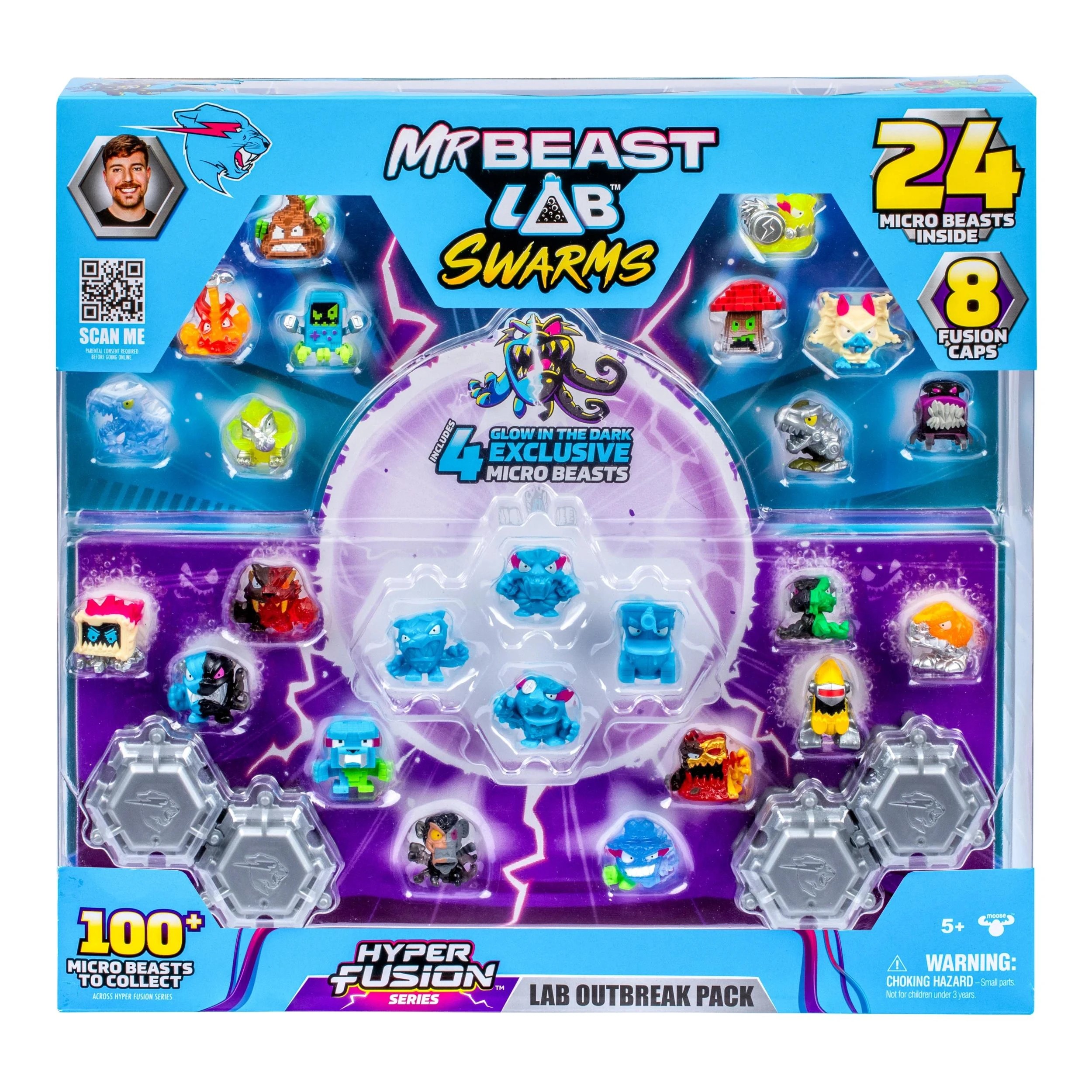 1 MrBeast Lab Swarms Collect & Display Pack - Natural, 1 of 4