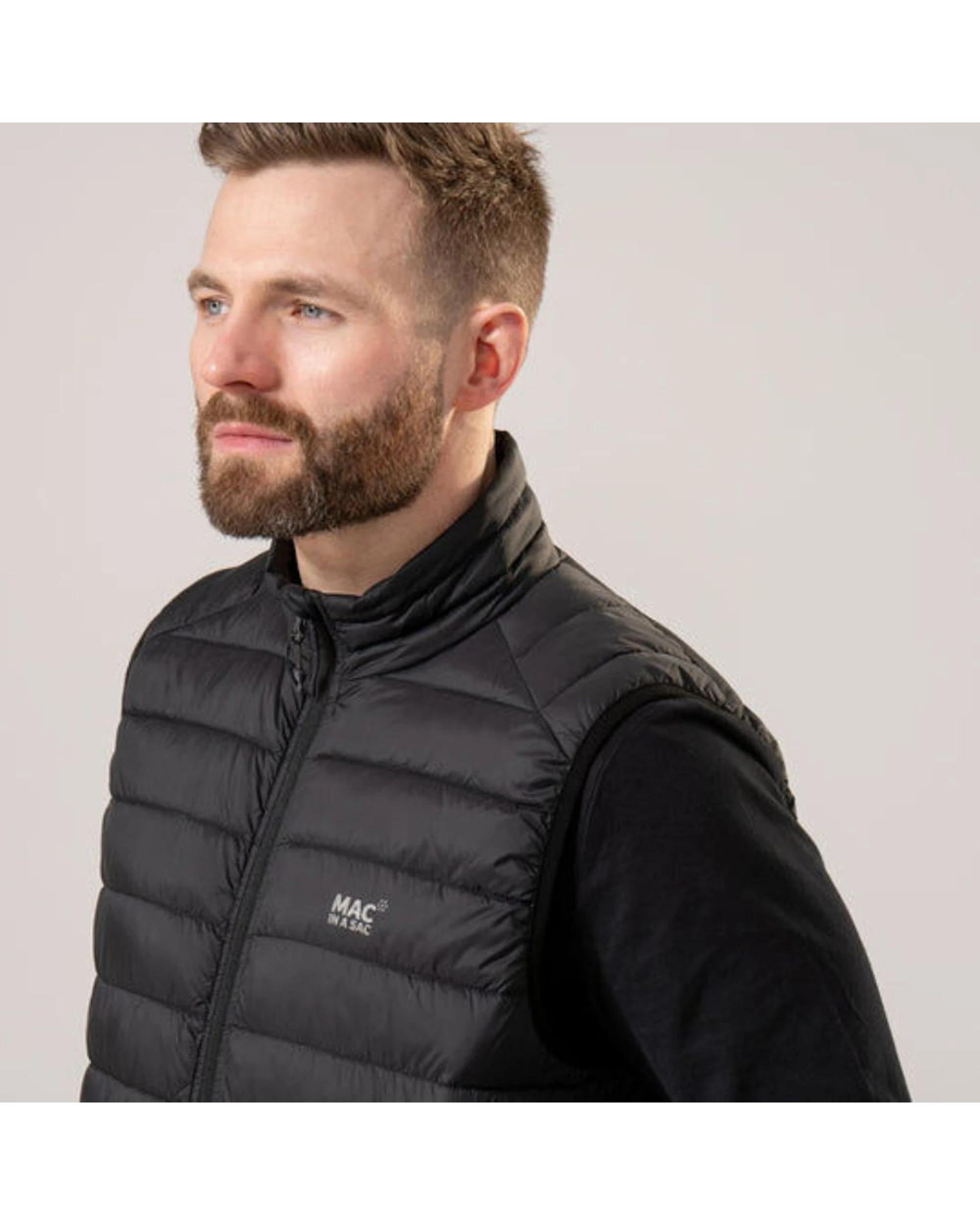 4 Mac In A Sac Synergy Packable Men's Thermolite Vest BLACK, 4 of 6