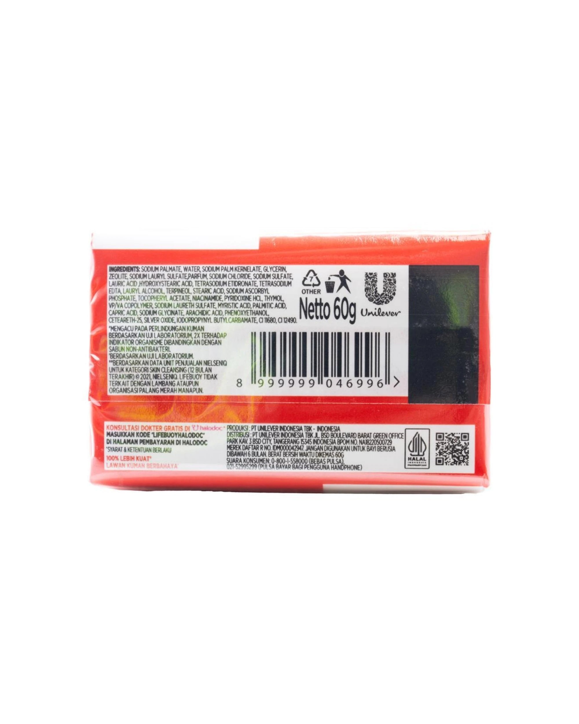 3 Lifebuoy 12 x 4pc Shower Bath Soap Bars 60g Multivitamin Nourishing Cleanse - Multi, 3 of 5