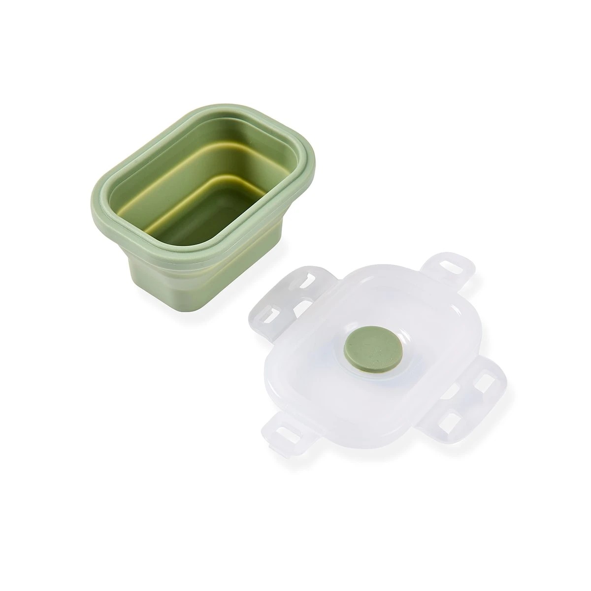 5 4 Piece Collapsible Silicone Snack Containers, 5 of 10