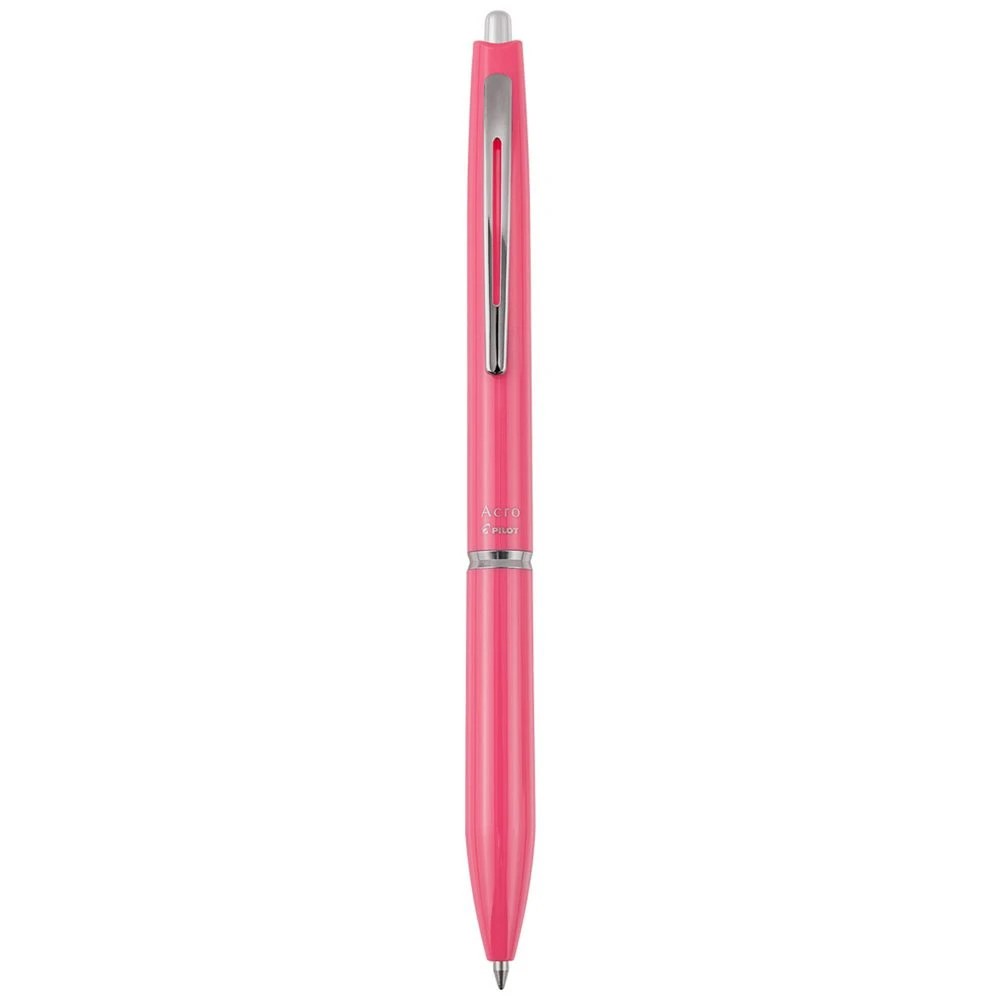 1 PILOT Acro 300 0.7mm Hybrid Ballpoint Pen Pink Barrel, 1 of 6