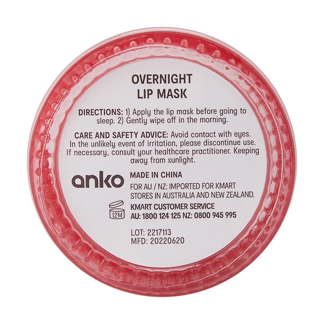 6 Overnight Lip Mask 20ml - Watermelon Extract, 6 of 7