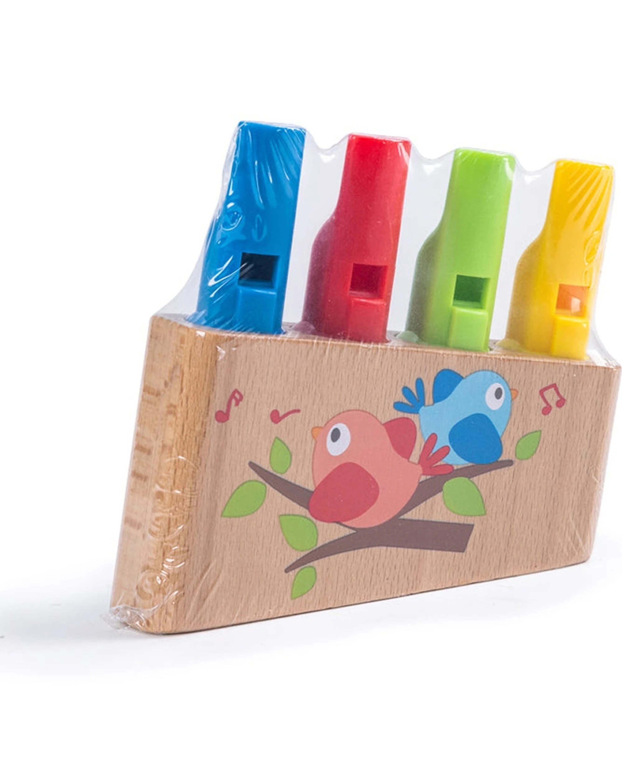 2 Hape Rainbow Pan Pipe 4-Tube Musical Toy Kids 10x2.5x10cm - Multi, 2 of 3