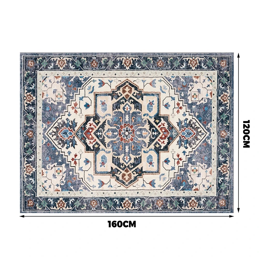 2 ZUNI Floor Rug Fluffy Area Rugs Soft Carpet Living Room Bedroom Pad 120x160cm - Multi, 2 of 3