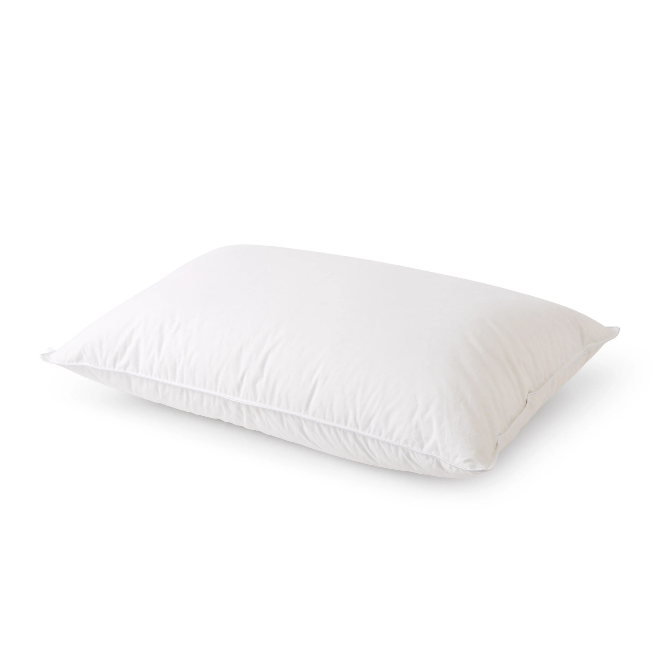 6 White Duck Down Surround Pillow - Medium Profile, White, 6 of 9