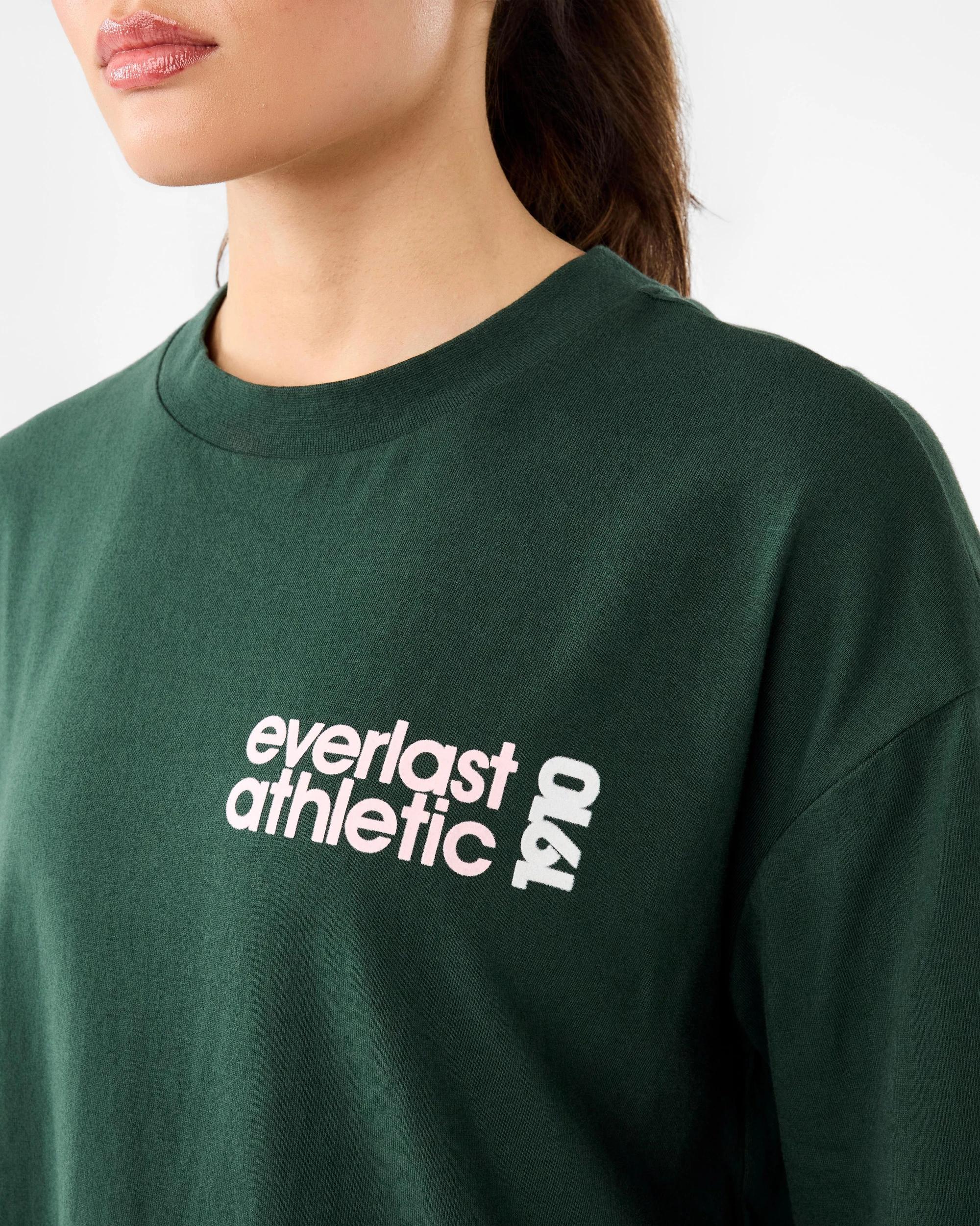 7 Everlast Womens Boyfriend T-shirt Pine, 7 of 10