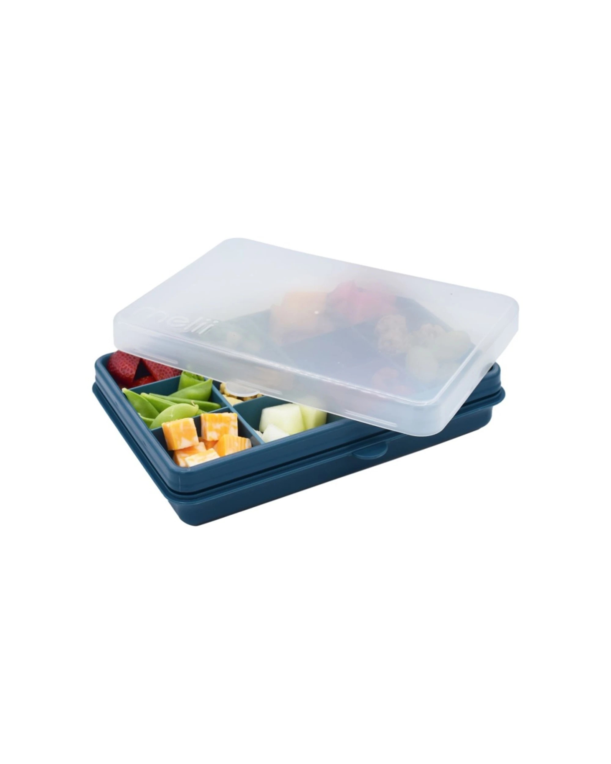 2 Melii Snackle Box Food Dishwasher Safe 12 Compartments Storage Container for Kids - Blue, 2 of 2