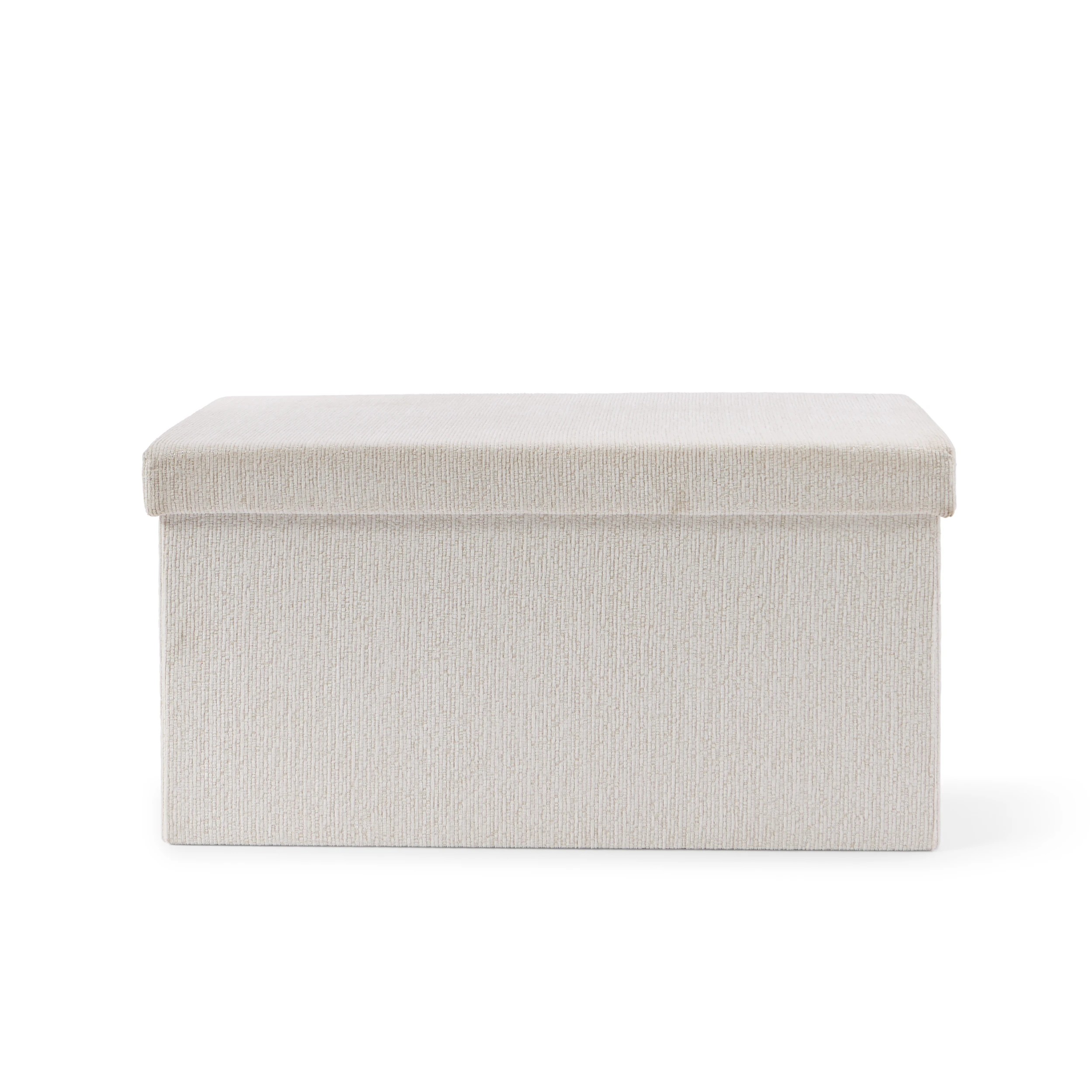2 Rectangle Storage Ottoman Boucle, 2 of 9