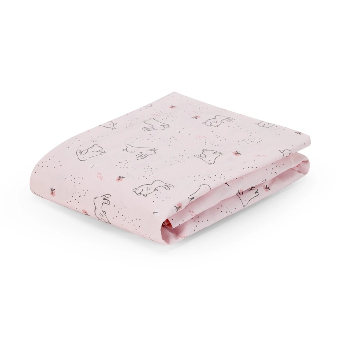 2 2 Pack Organic Cotton Fitted Cot Sheets - Bunny and Spot, 2 of 6