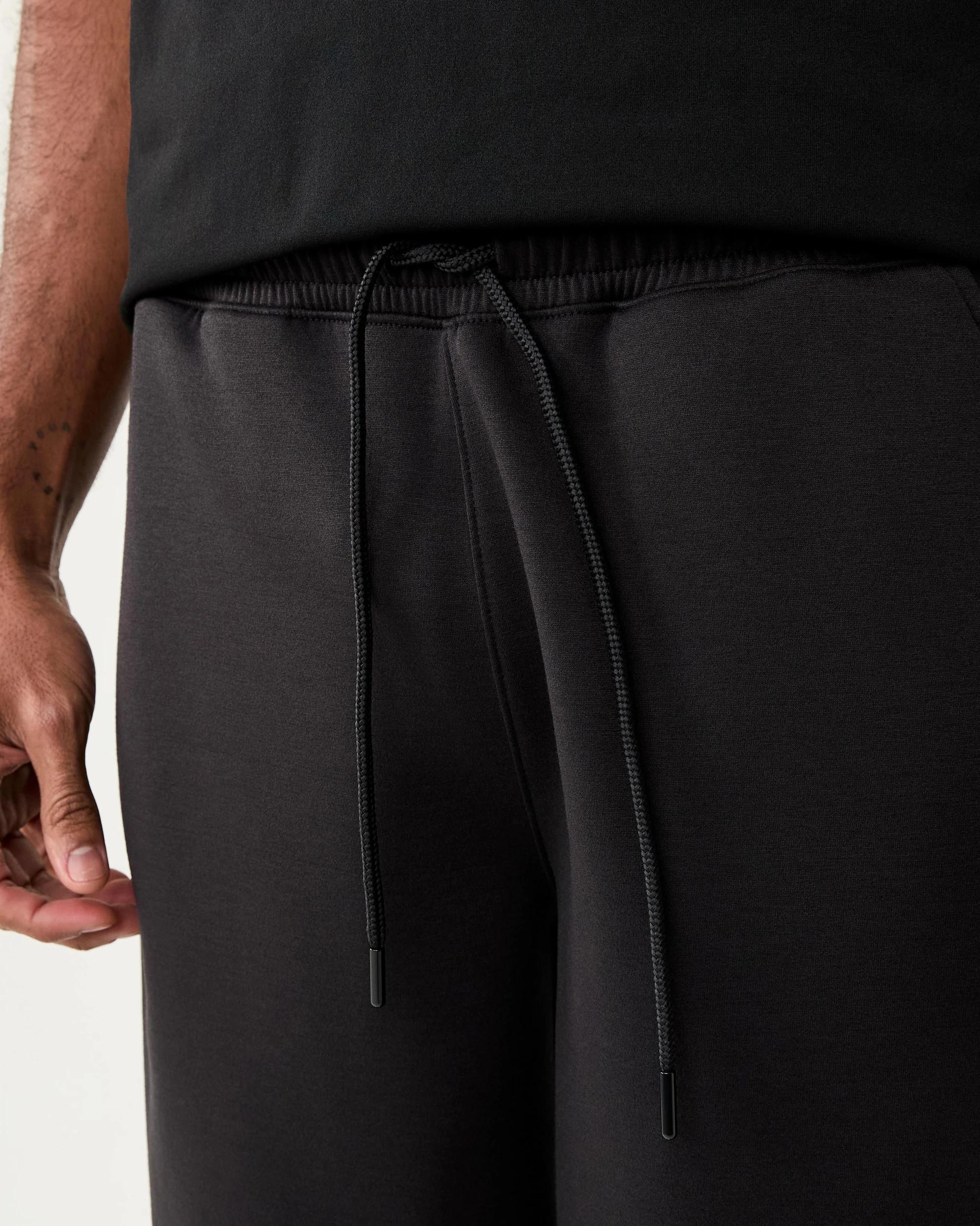 4 Active Mens 9in. Scuba Piping Detail Shorts Black, 4 of 8
